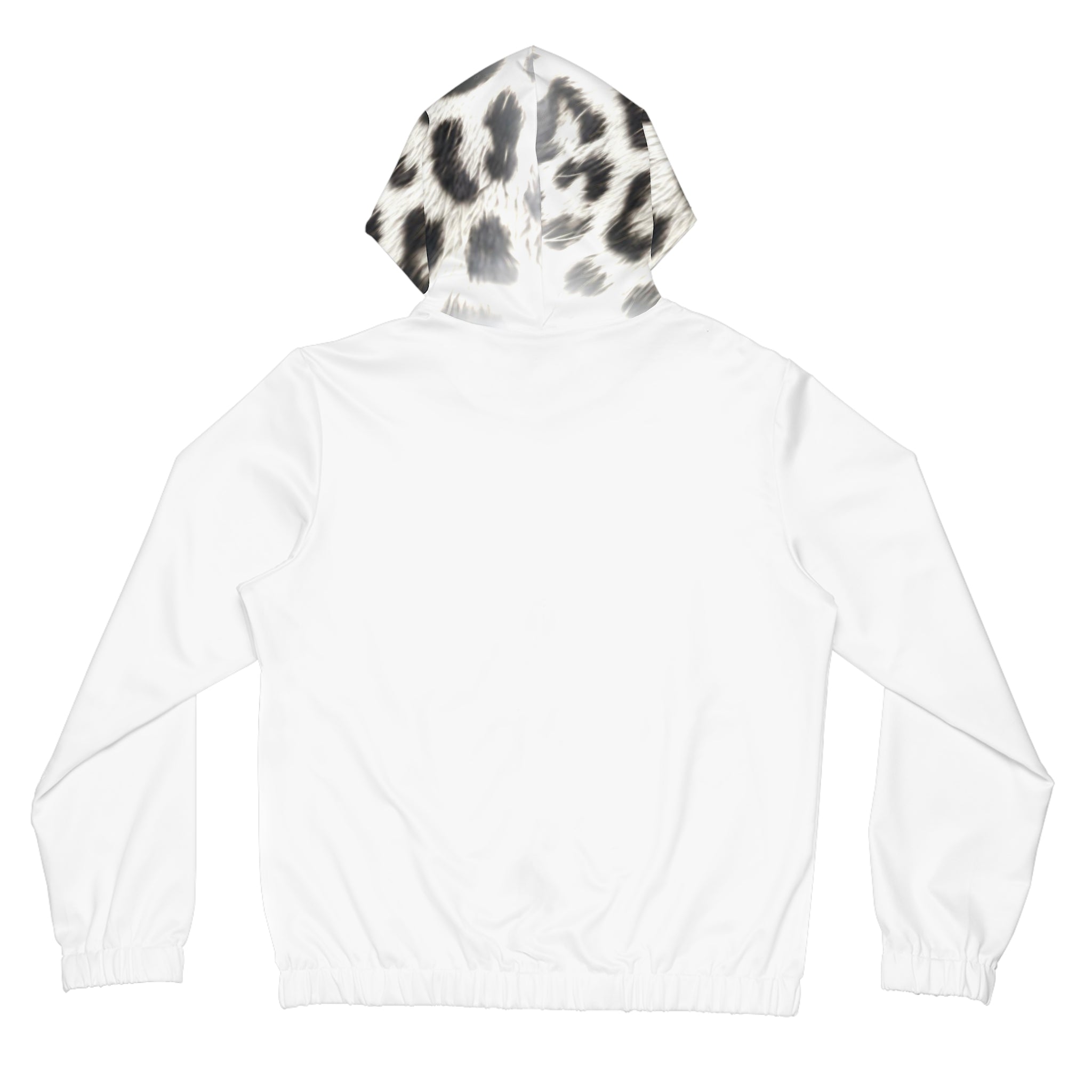 Snow Leopard Print Women’s Full-Zip Hoodie