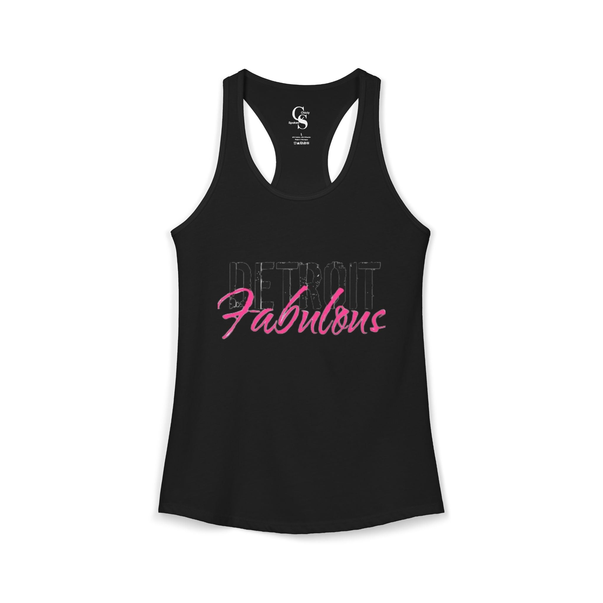 Detroit Fabulous Racerback Tank - Tonyalicious Tees