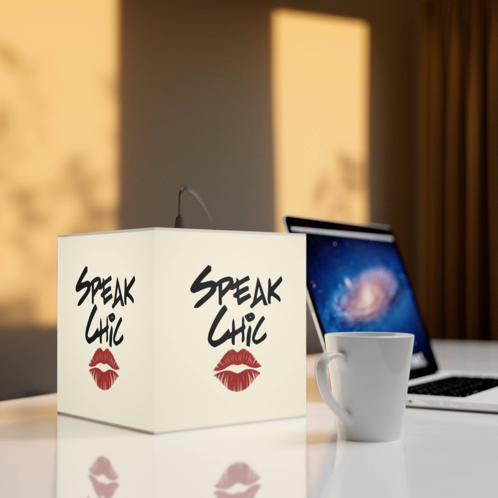 Speak Chic Cube Lamp - Tonyalicious Tees