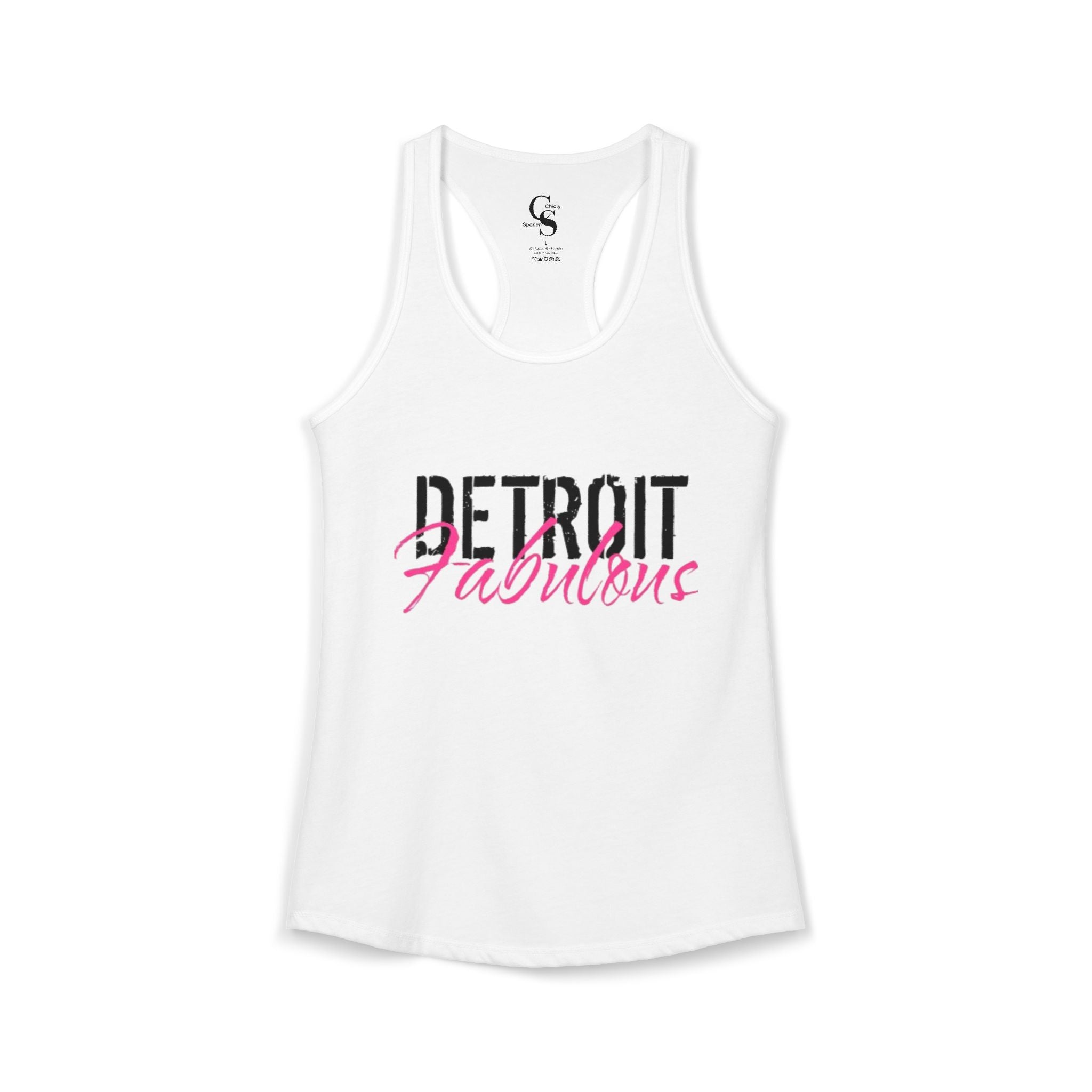 Detroit Fabulous Racerback Tank - Tonyalicious Tees