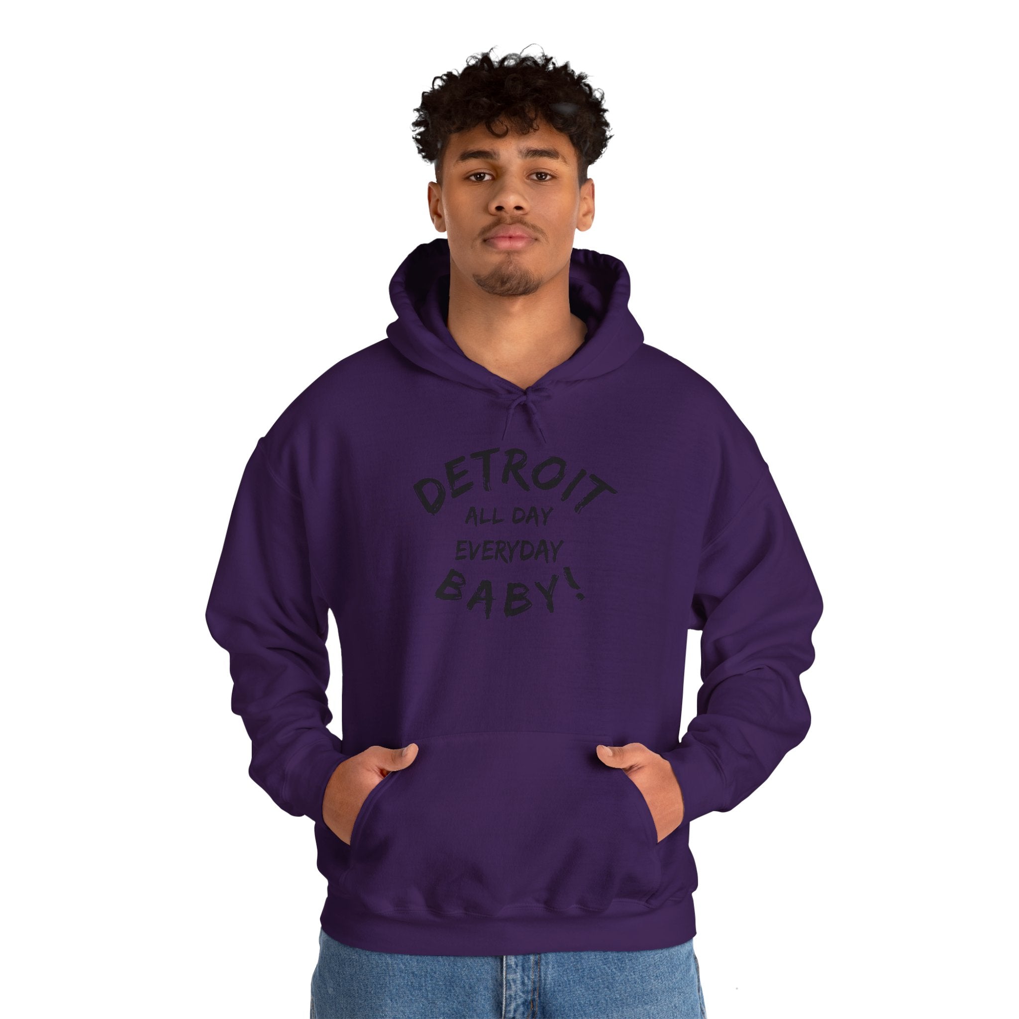 Detroit All Day Every Day Hoodie - Tonyalicious Tees