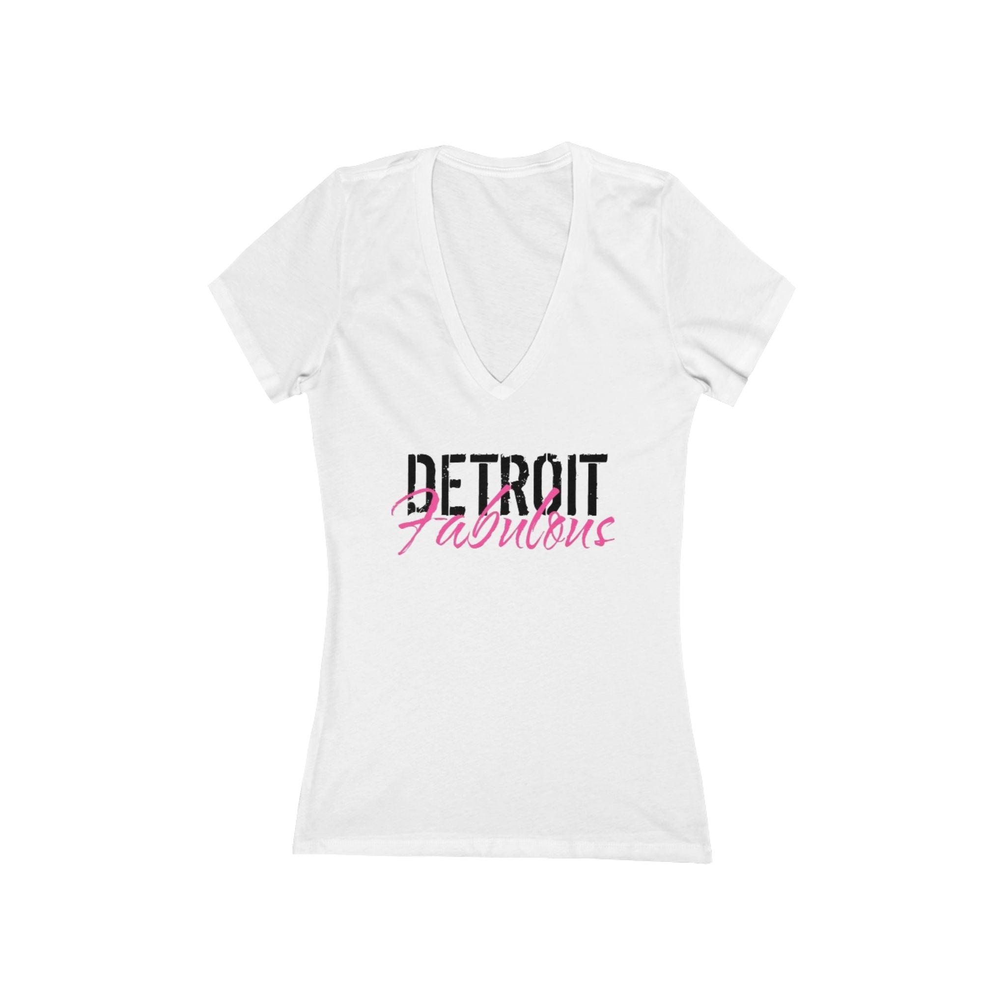 Detroit Fabulous Deep V-Neck Tee - Tonyalicious Tees