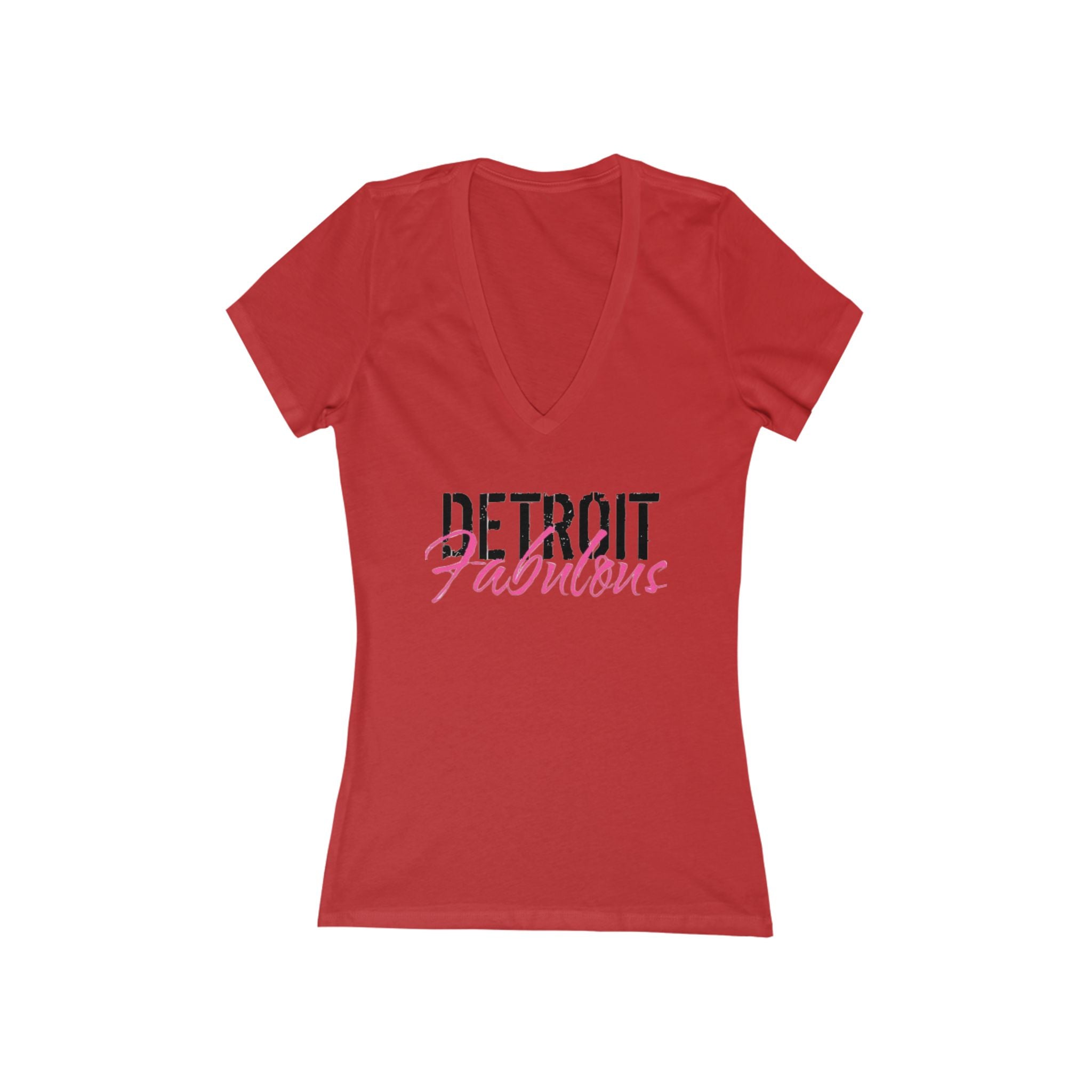 Detroit Fabulous Deep V-Neck Tee - Tonyalicious Tees