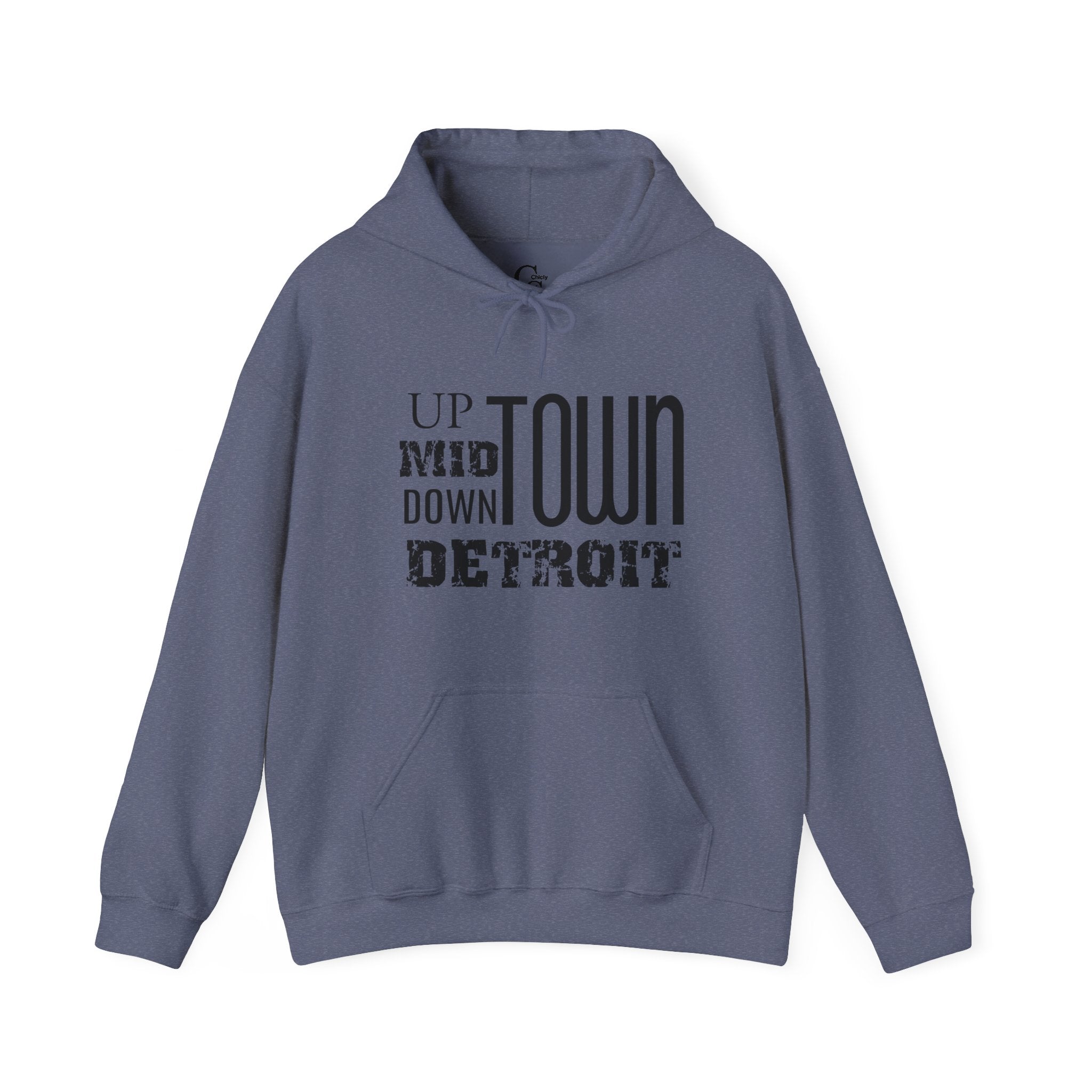 Up, Mid, Downtown Detroit Hoodie
