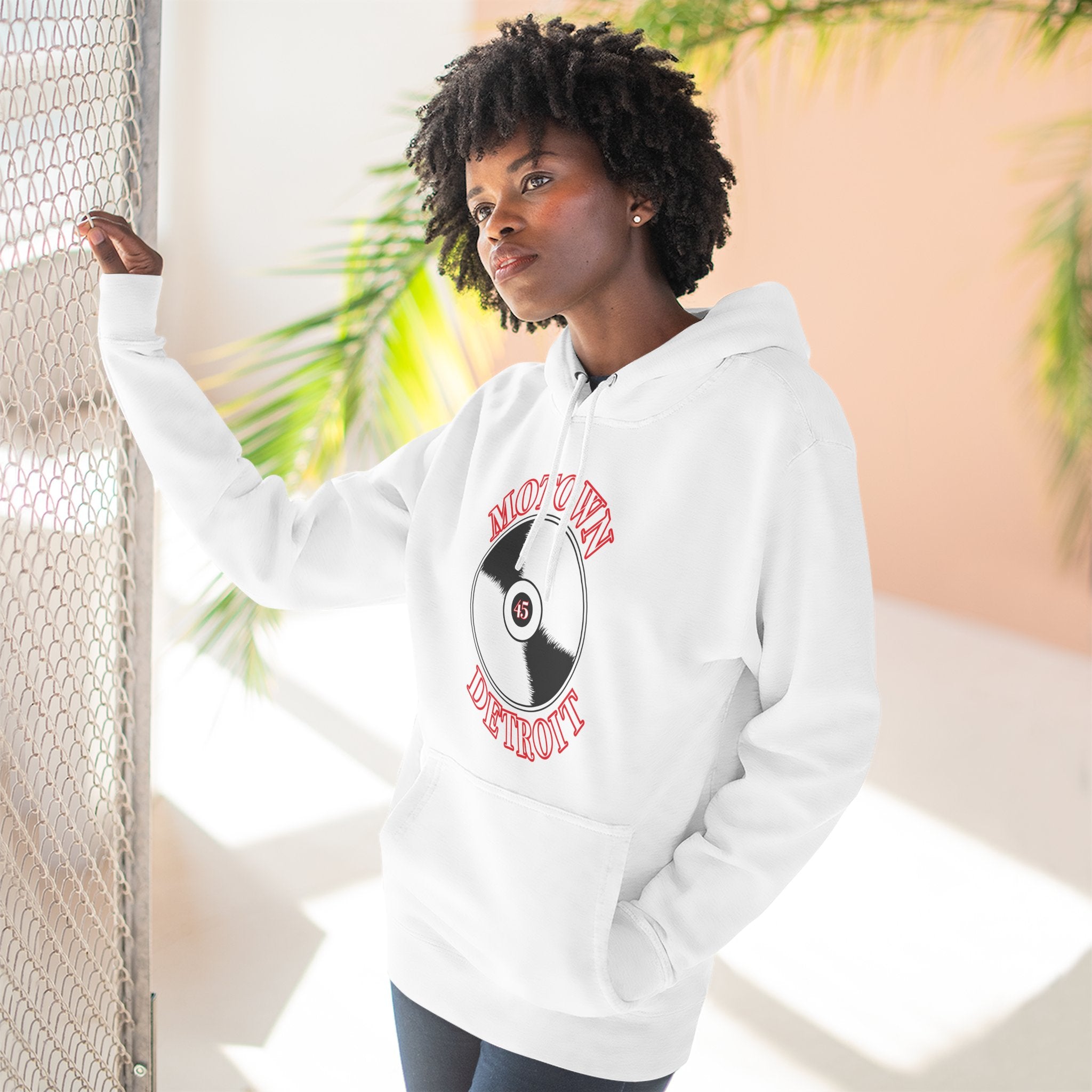 Motown 45 Hoodie - Red - Tonyalicious Tees