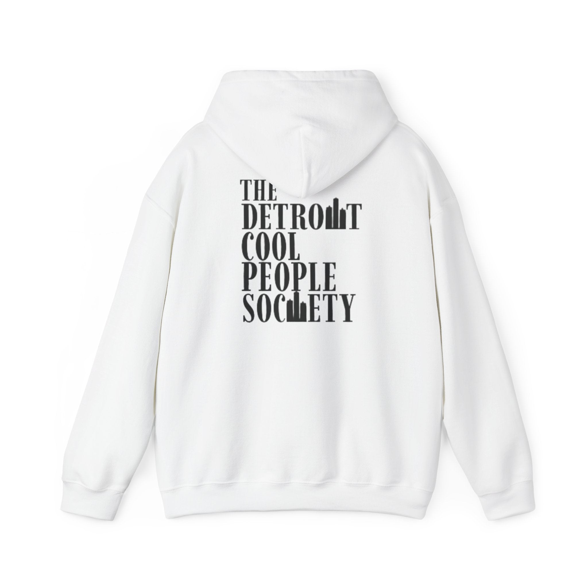 The Detroit Cool People Society Hoodie - Front and Back print