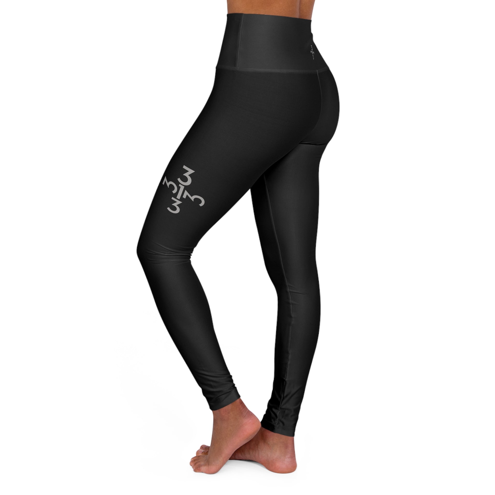 Twisted 313 Black High Waisted Yoga Leggings - Tonyalicious Tees