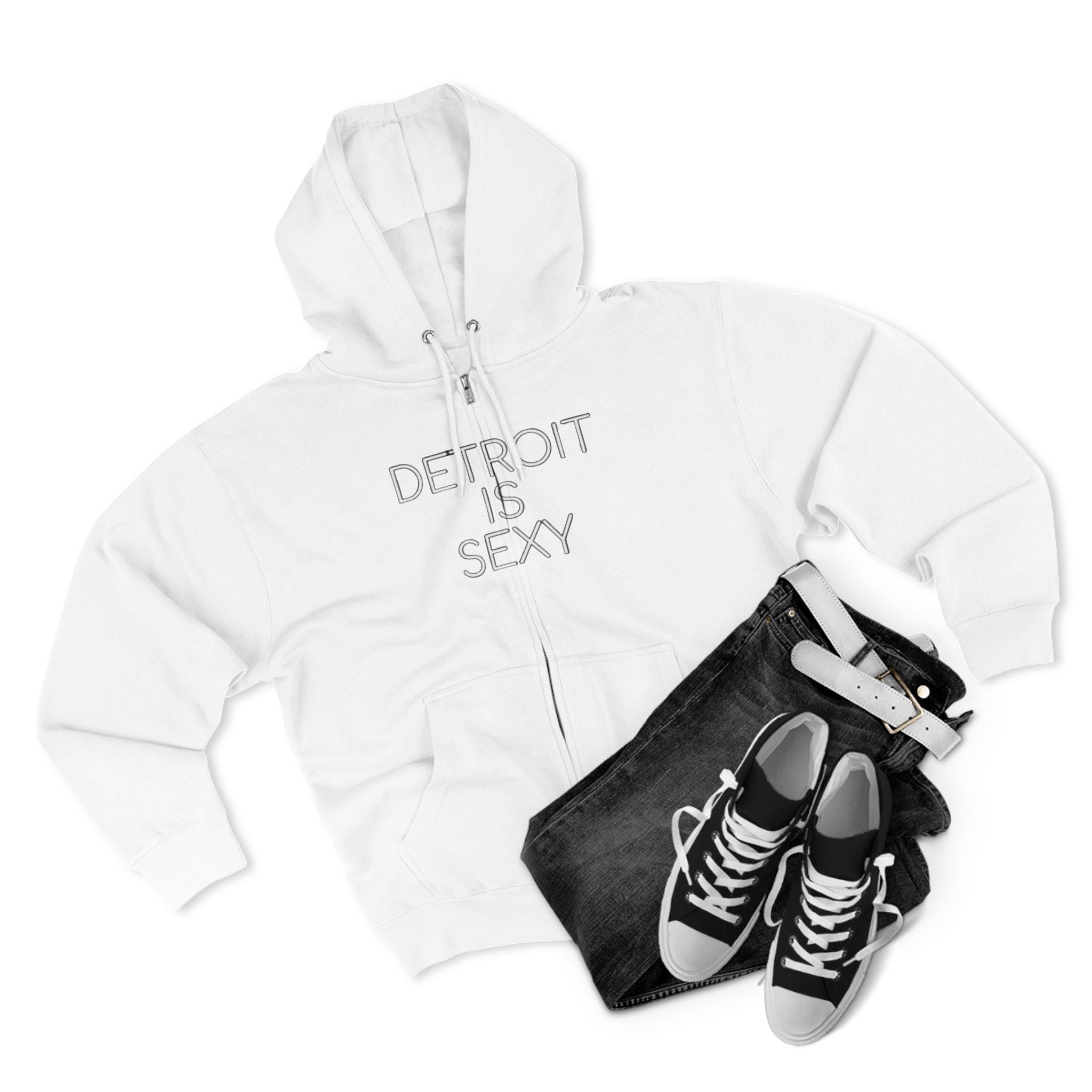 Detroit Sexy Zip Hoodie