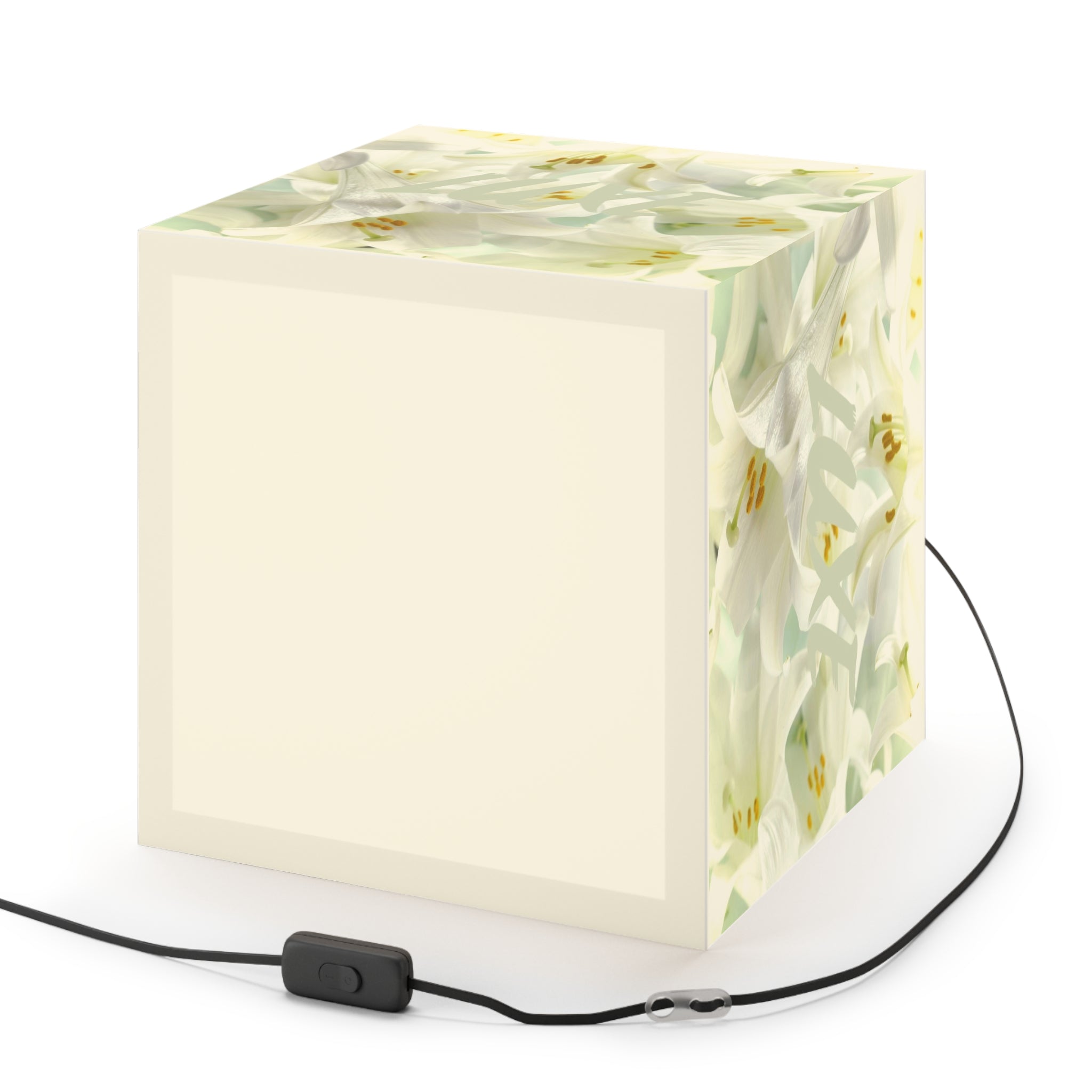 Luxe Lilies Cube Lamp - Tonyalicious Tees