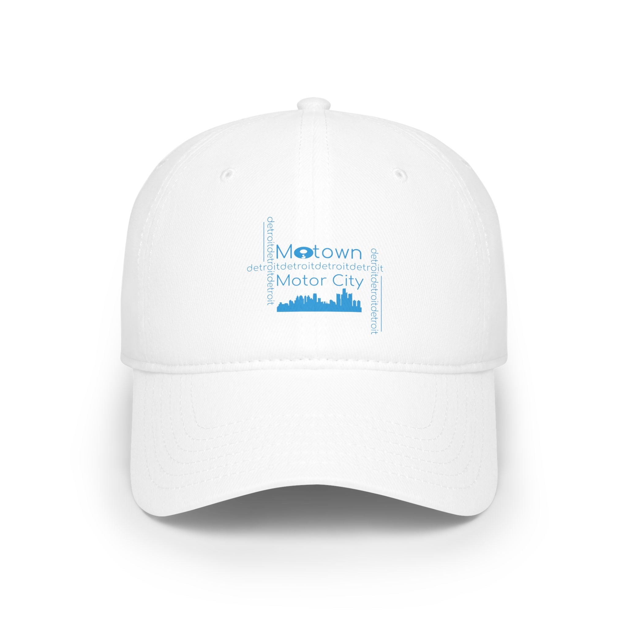 Motown Motor City Baseball Cap - Blue - Tonyalicious Tees