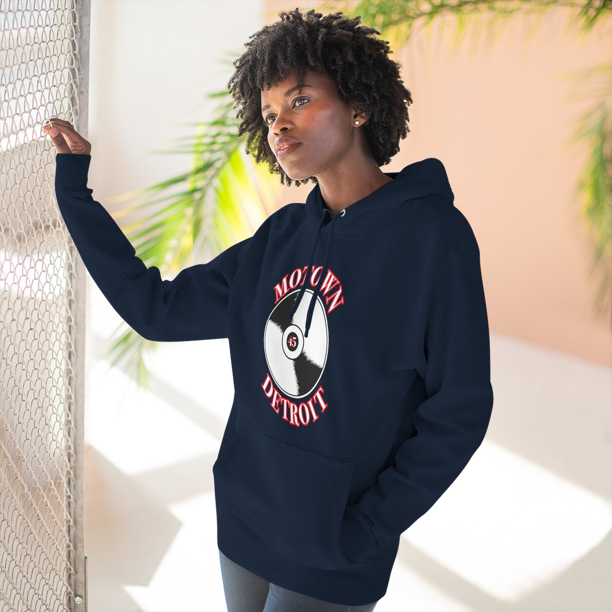 Motown 45 Hoodie - Red - Tonyalicious Tees