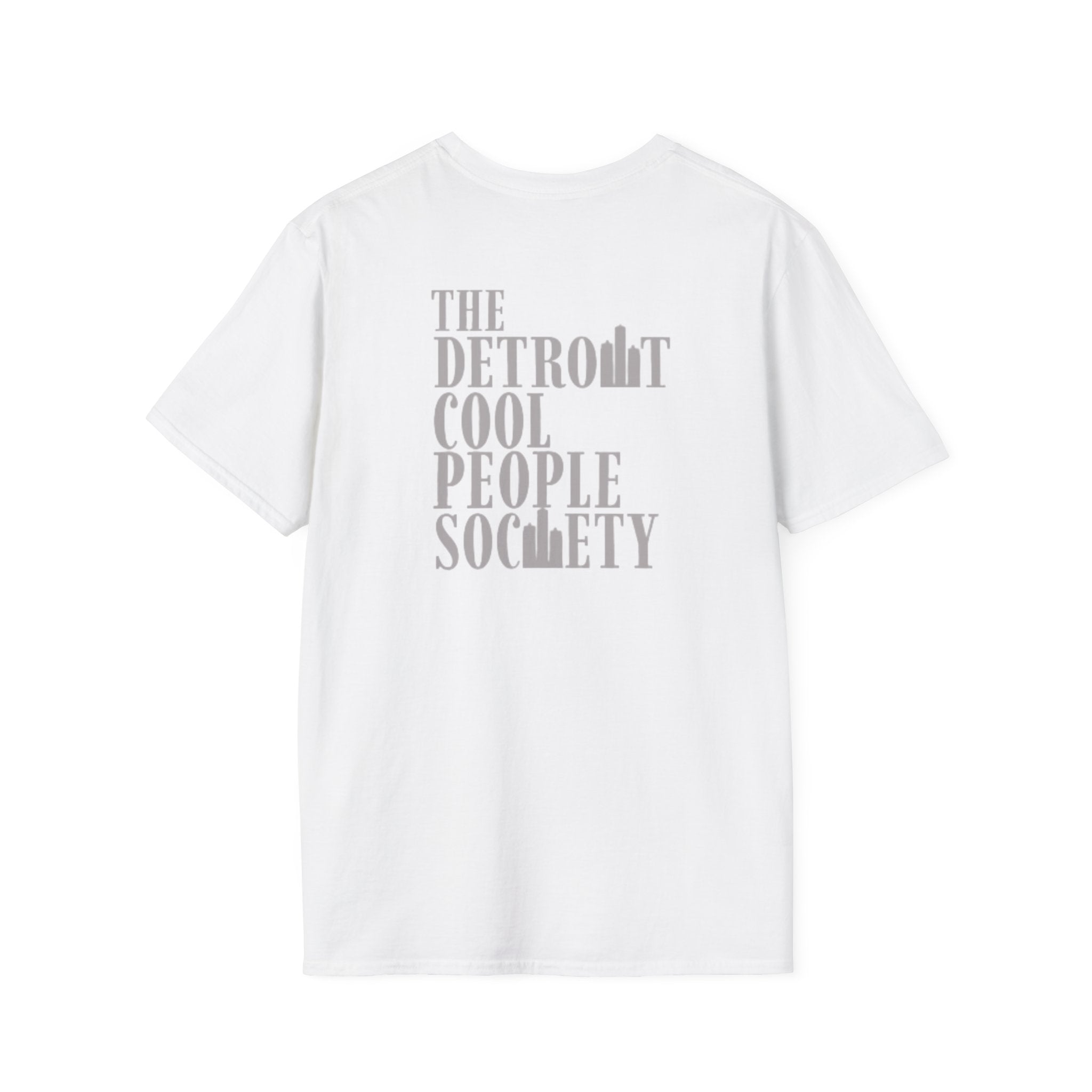 Detroit Cool People Society Tee - Front and Back Print Alternate Colors - Tonyalicious Tees