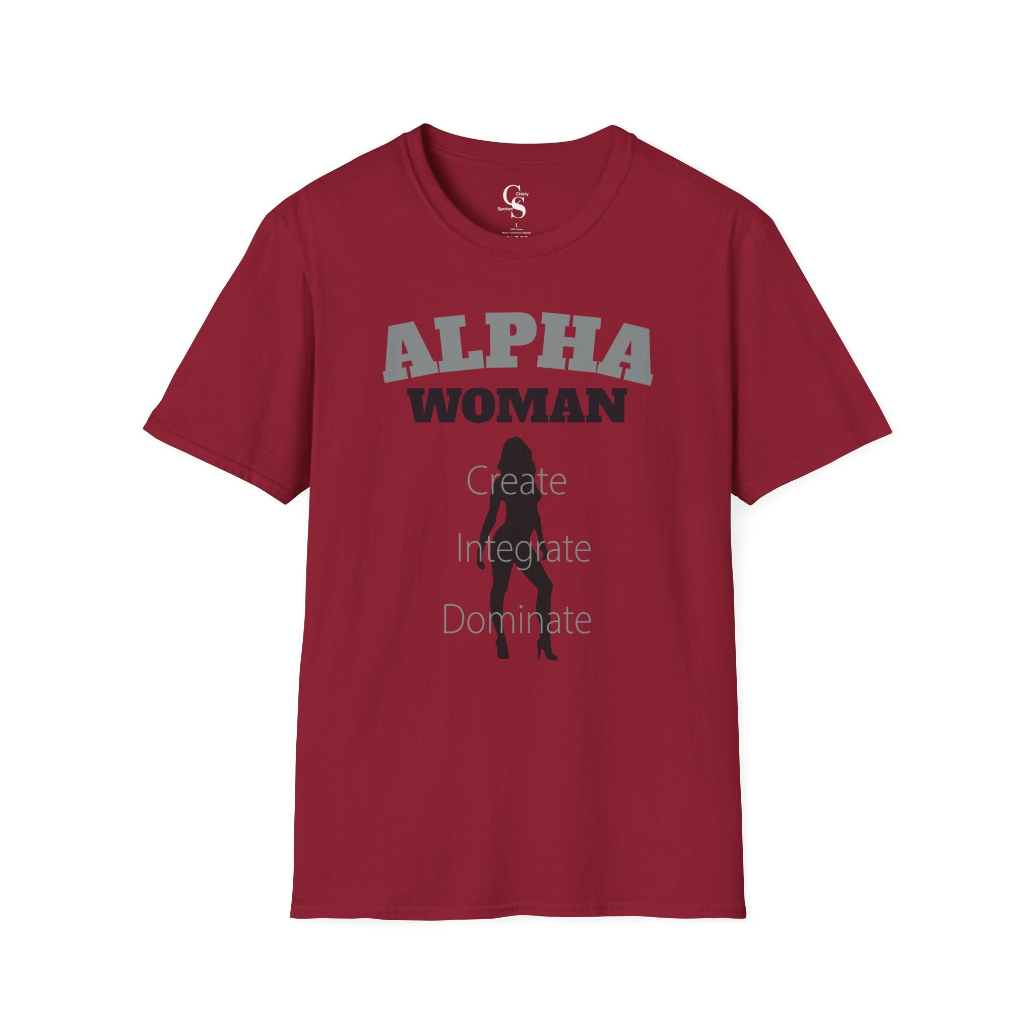 Alpha Woman Tee - Front and Back Print - Tonyalicious Tees