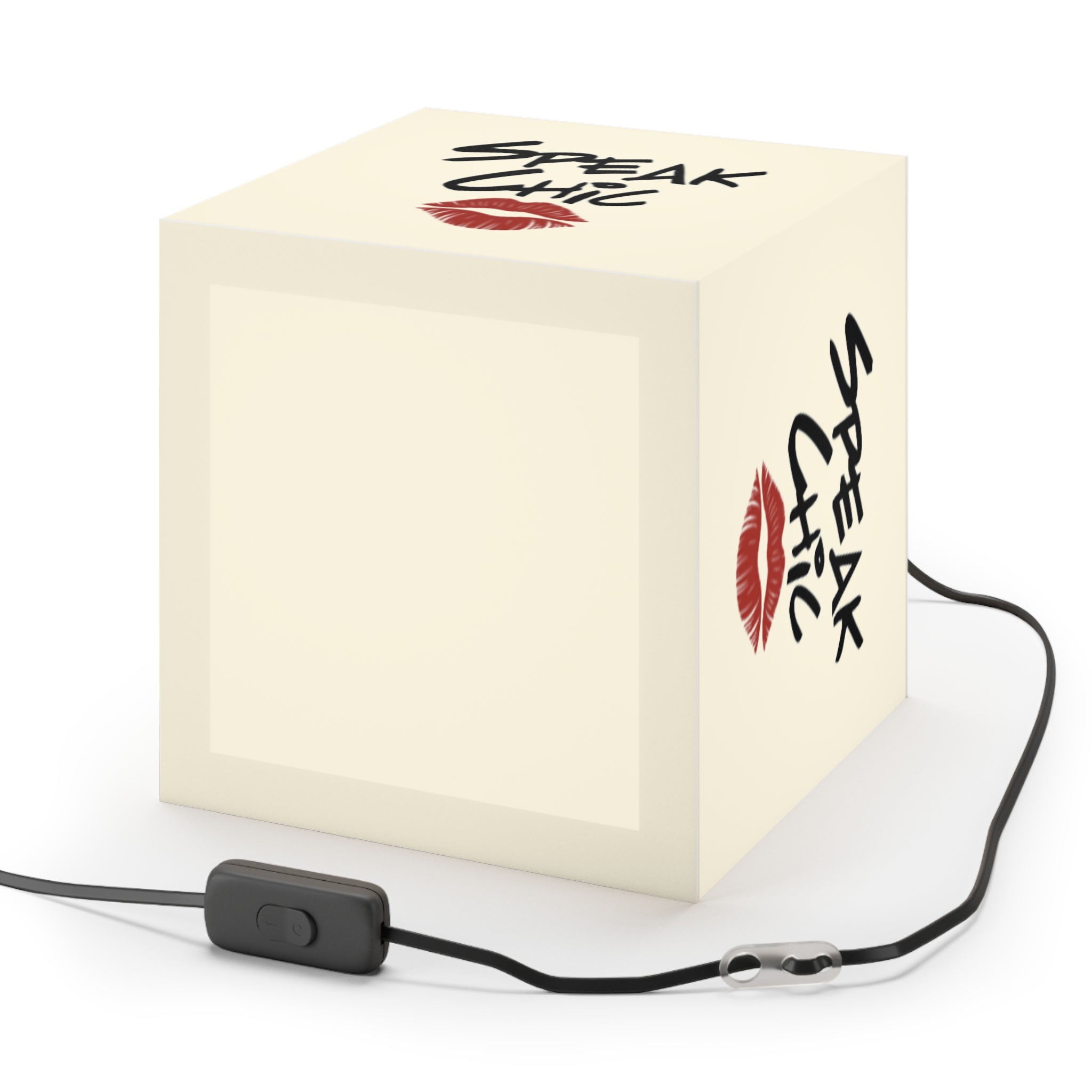 Speak Chic Cube Lamp - Tonyalicious Tees