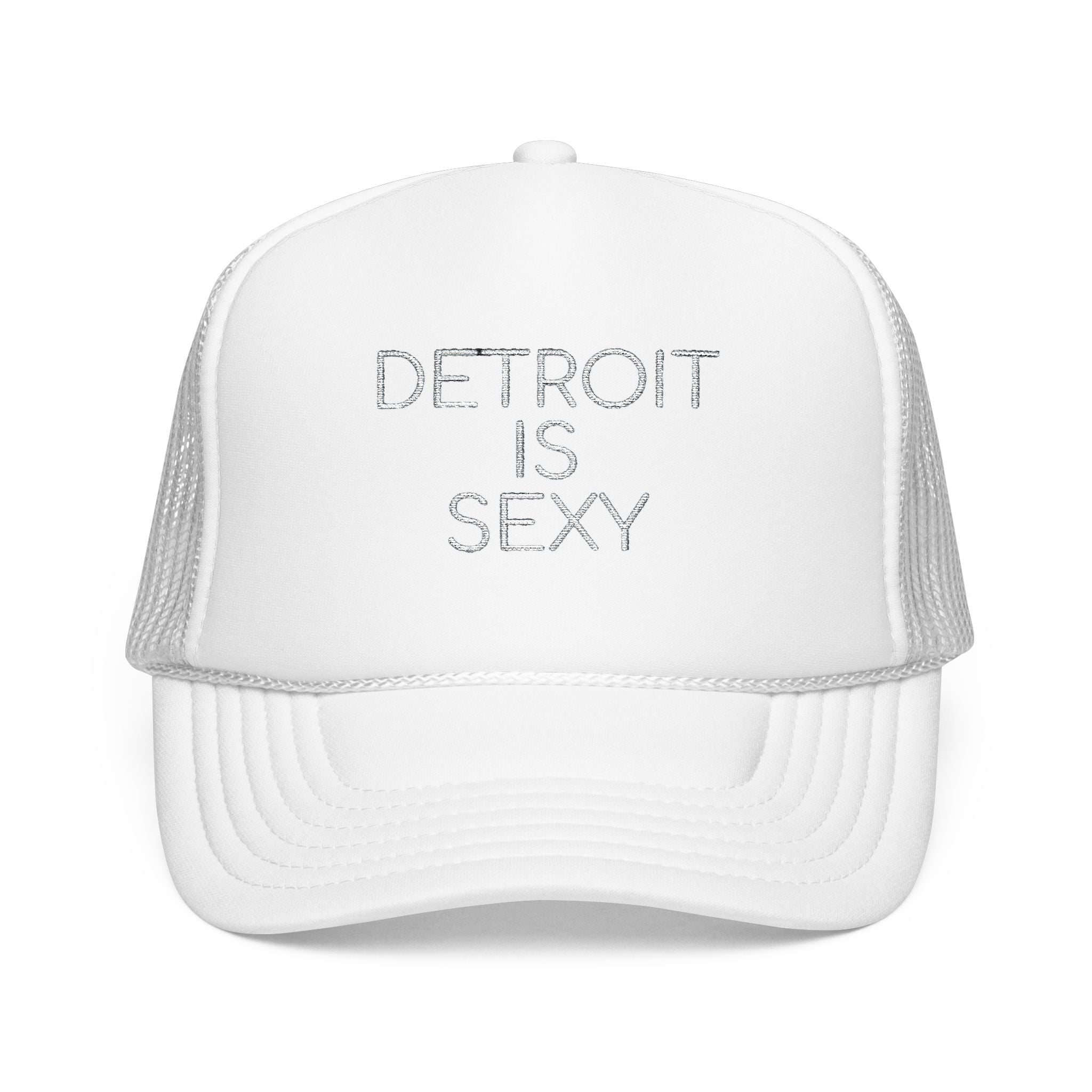 Detroit is Sexy Embroidered Trucker Hat - Tonyalicious Tees