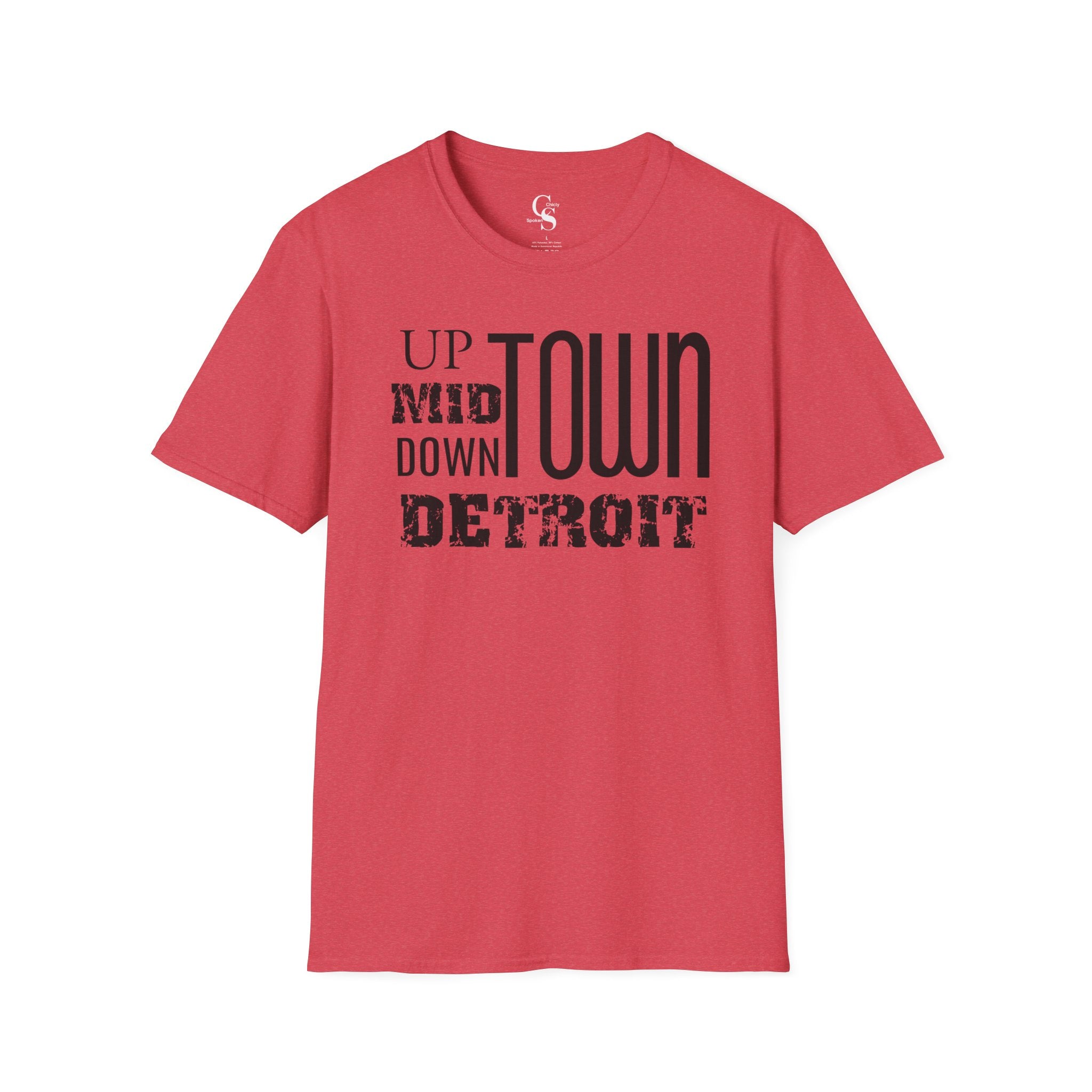 Up, Mid, Downtown Detroit Tee - Tonyalicious Tees