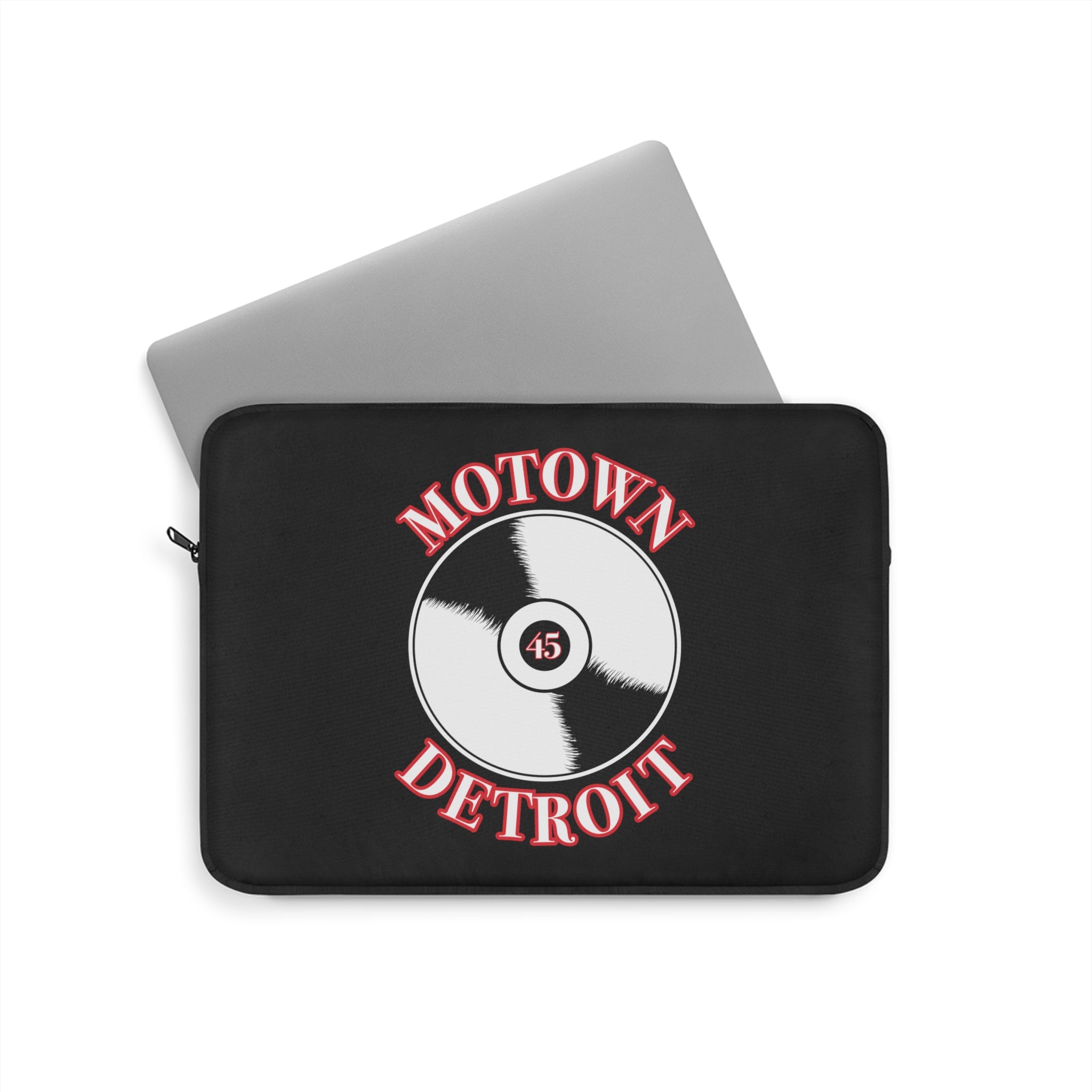 Motown Detroit 45 Laptop Sleeve - Red - Tonyalicious Tees