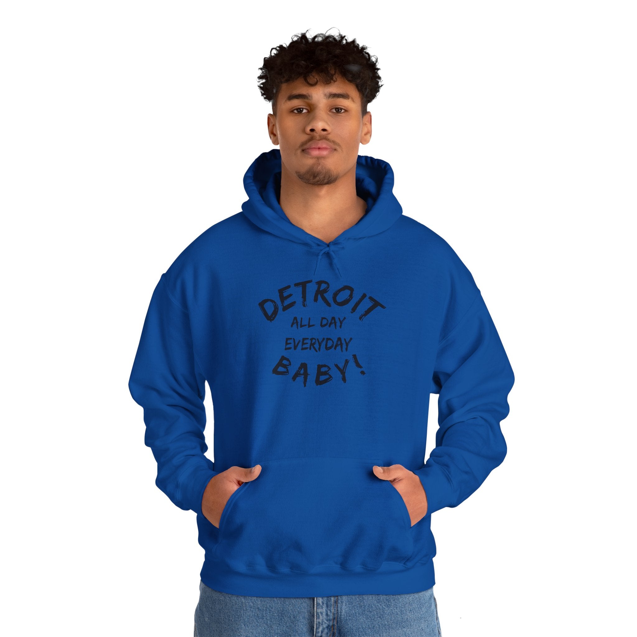 Detroit All Day Every Day Hoodie - Tonyalicious Tees
