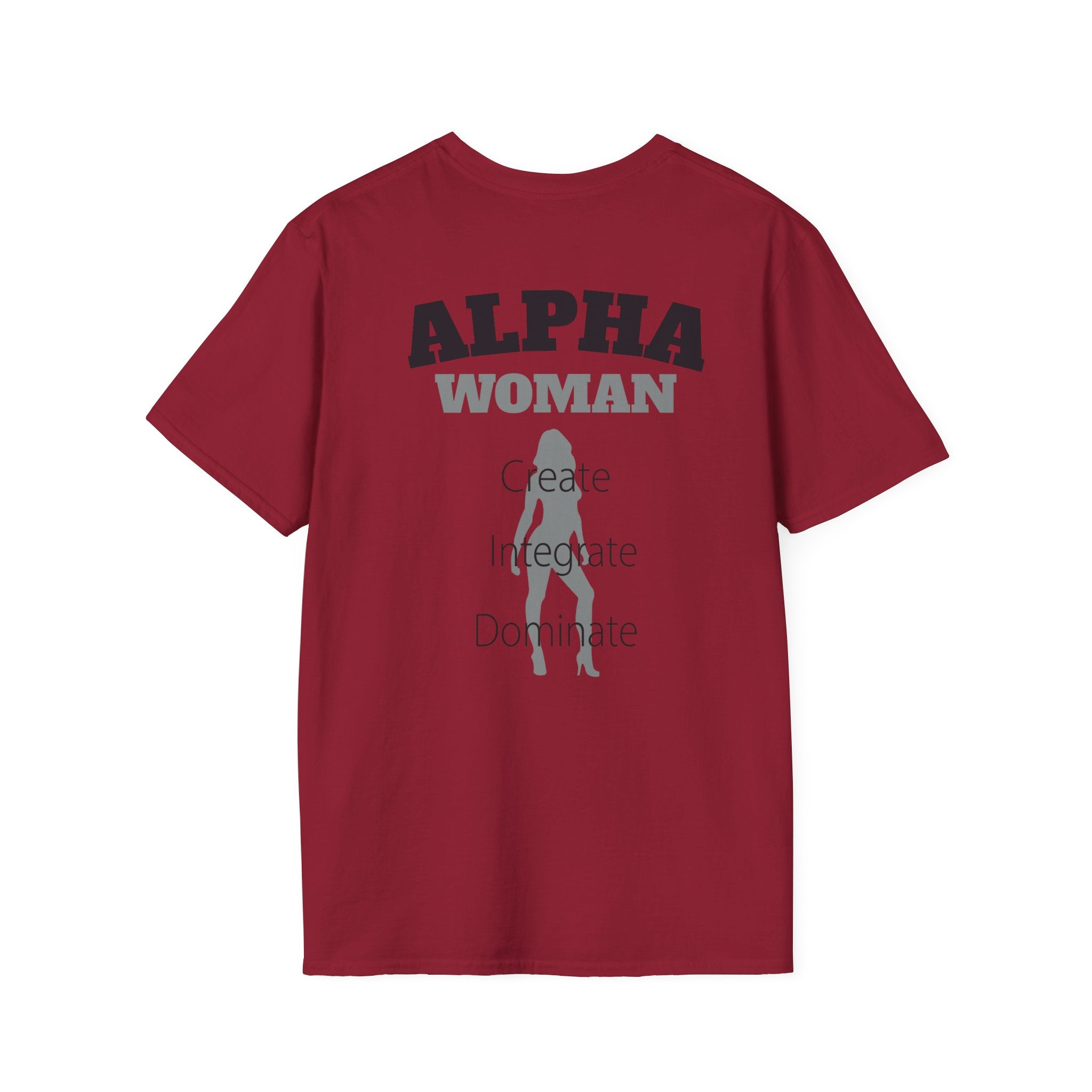 Alpha Woman Tee - Front and Back Print - Tonyalicious Tees