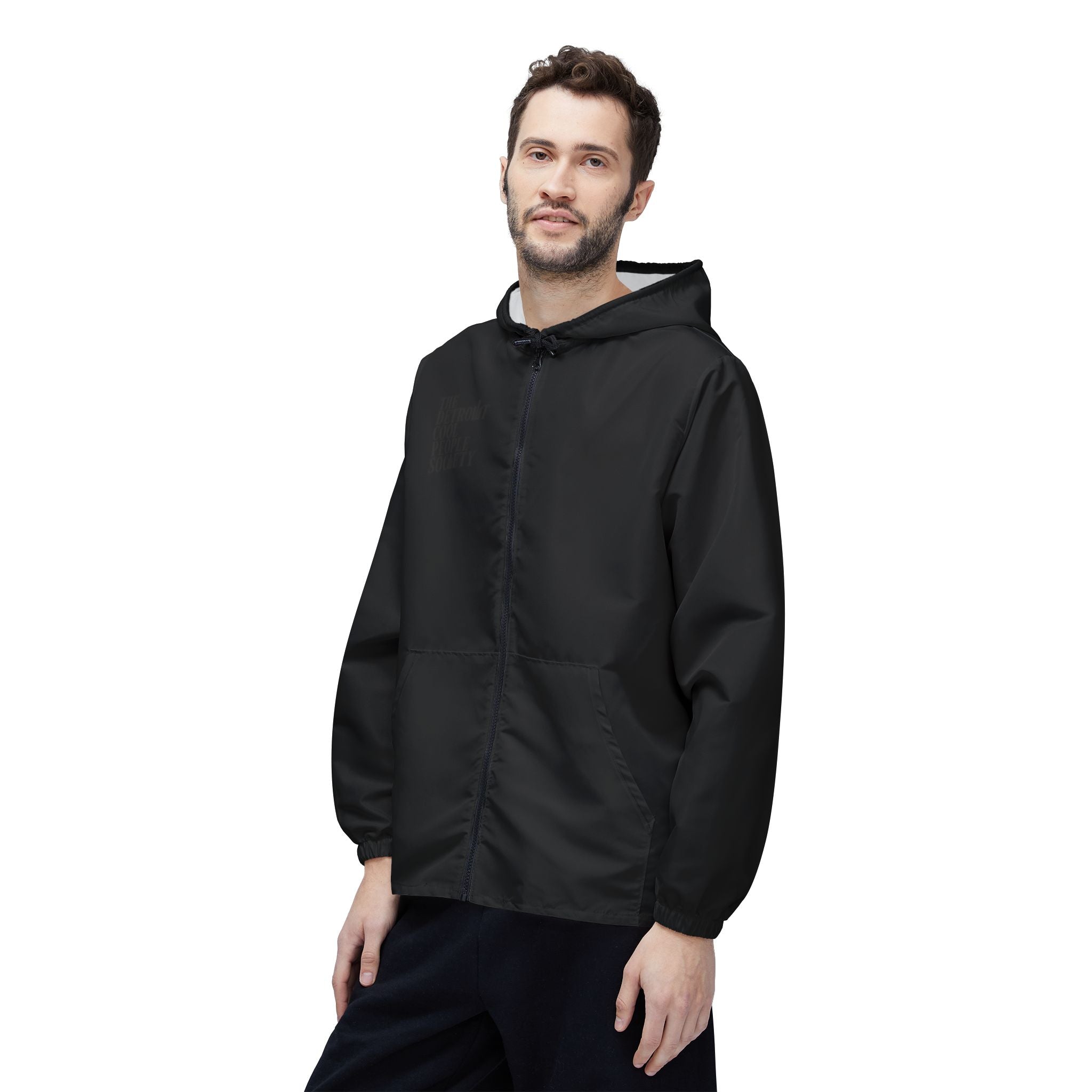 Detroit Cool People Society Windbreaker Jacket - Tonyalicious Tees