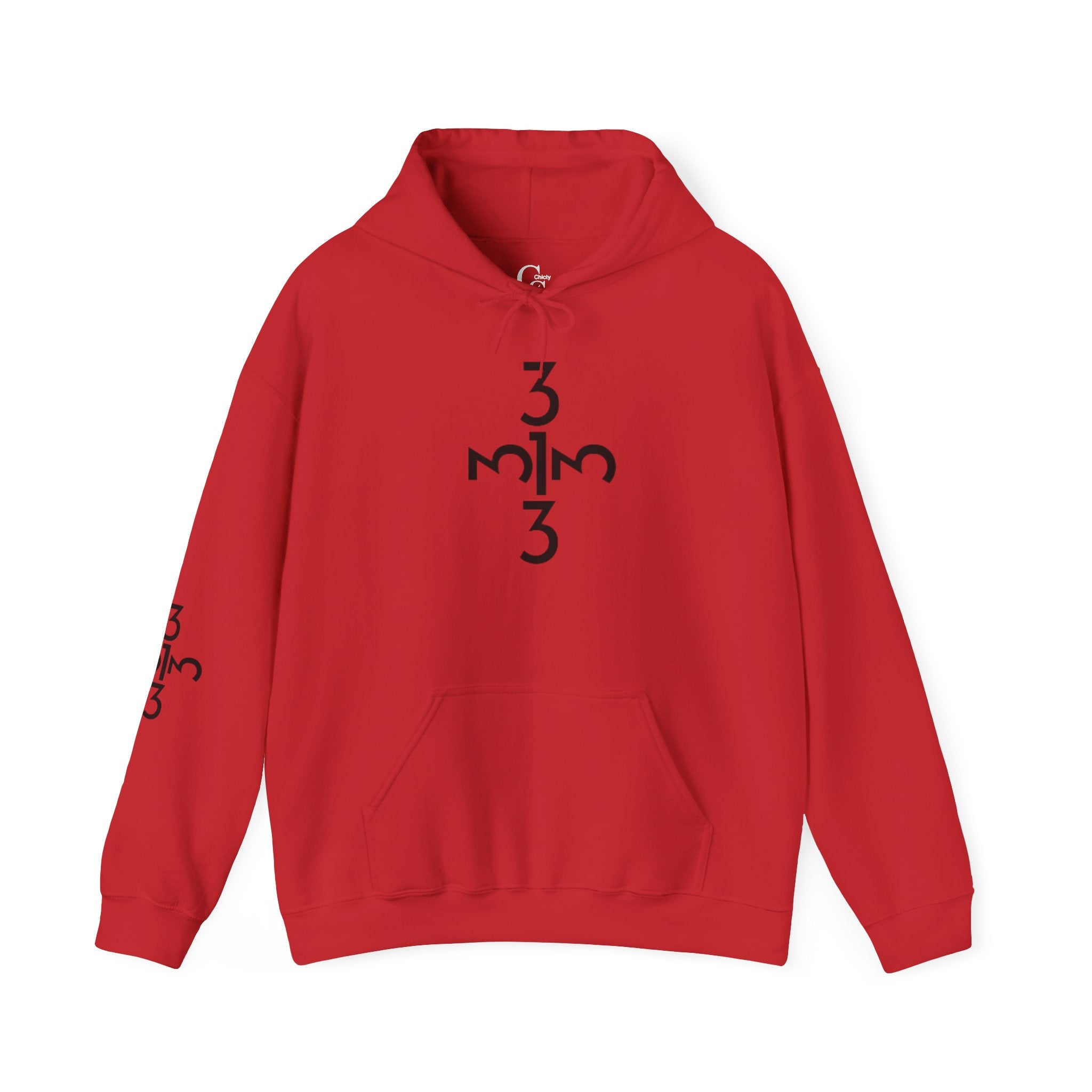 Twisted 313 Hoodie - Front, Back and Sleeve Print