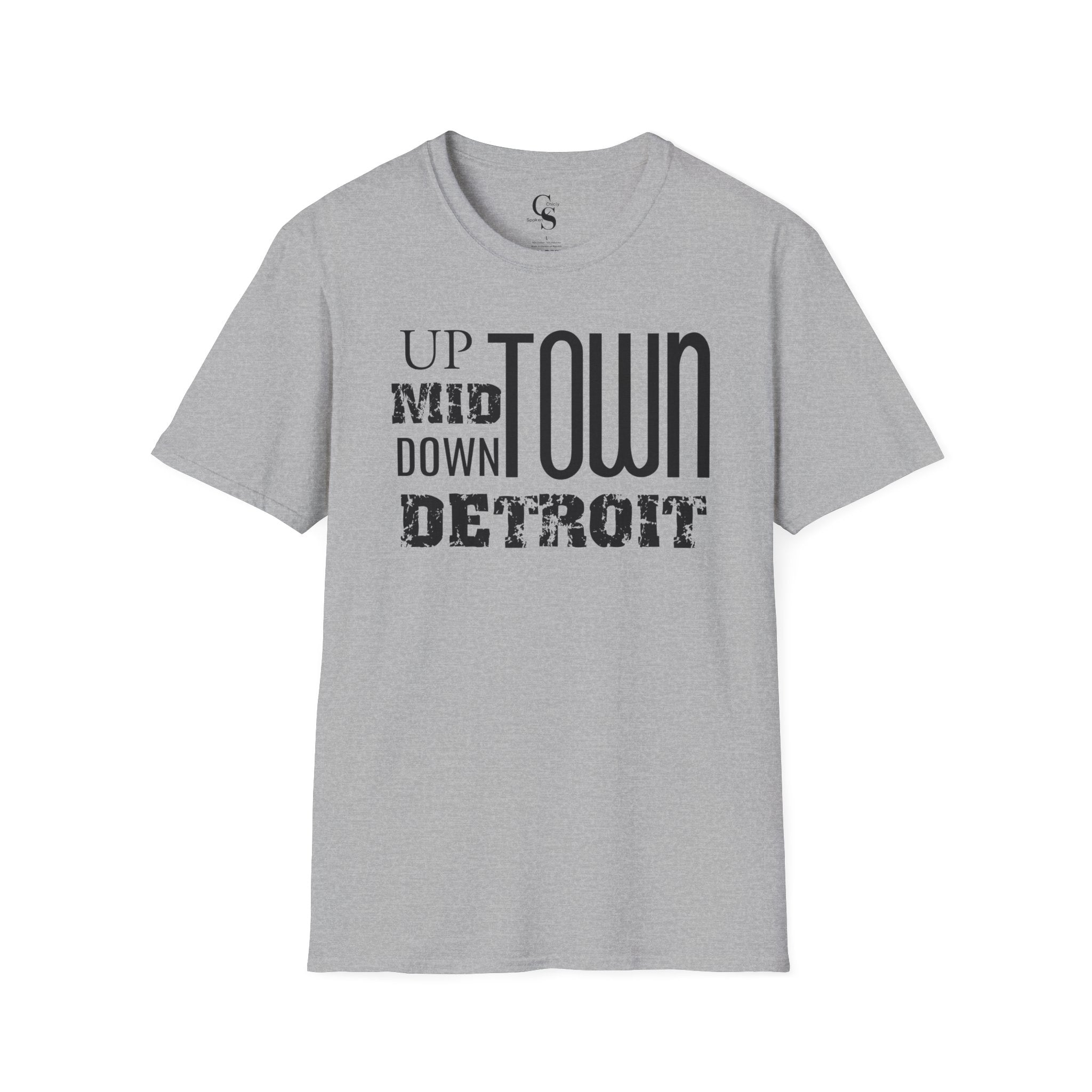 Up, Mid, Downtown Detroit Tee - Tonyalicious Tees
