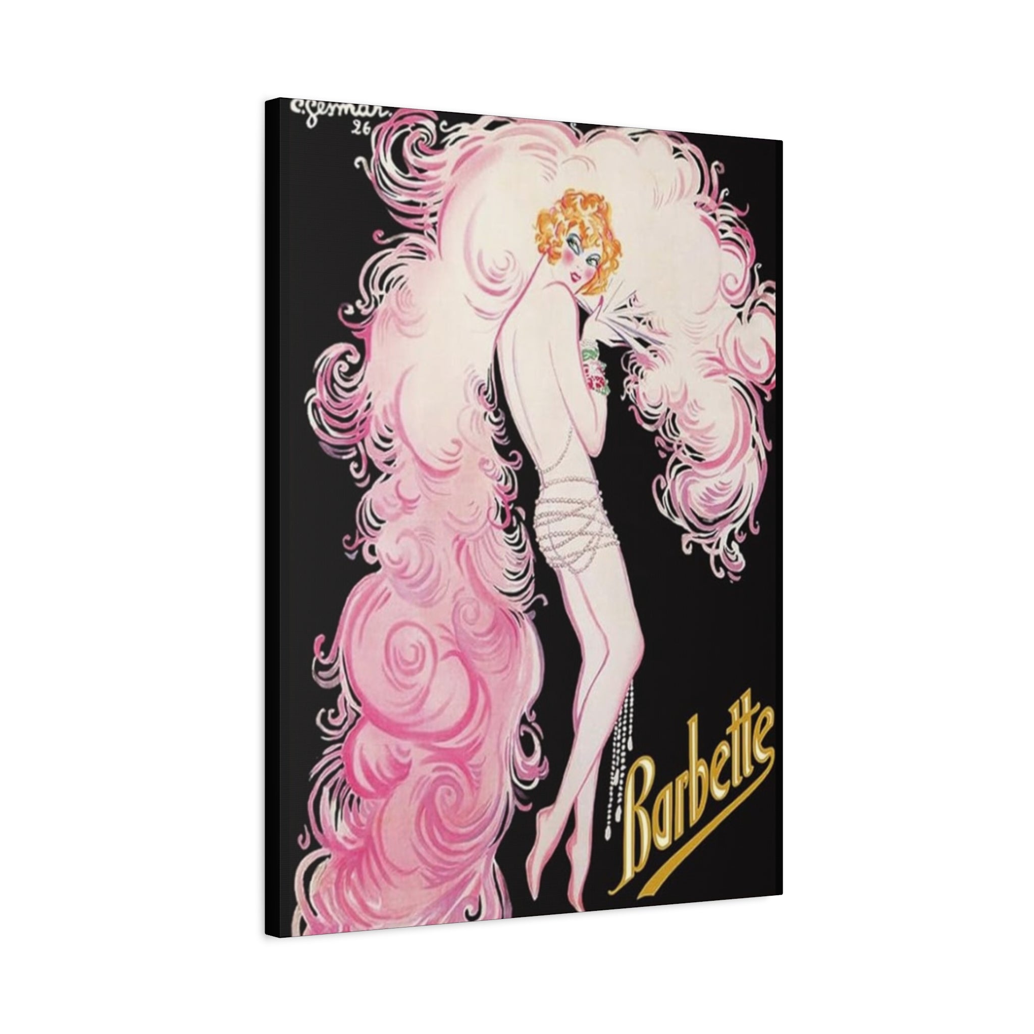 Vintage Barbette Wall Art - Tonyalicious Tees