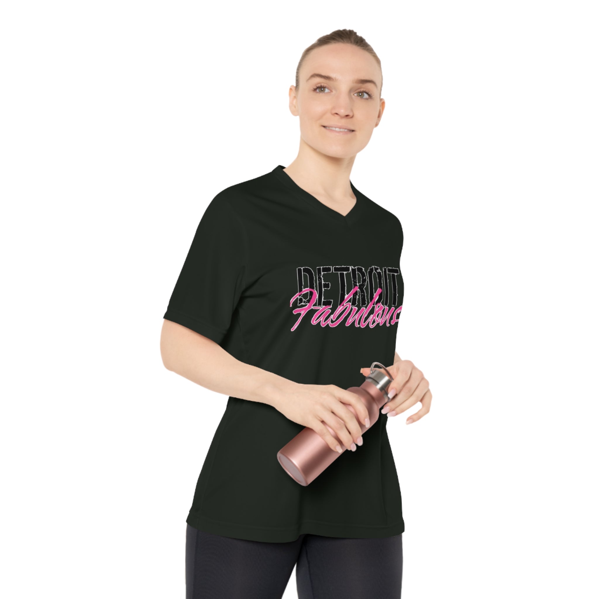 Detroit Fabulous Athletic Performance V-Neck Tee - Tonyalicious Tees
