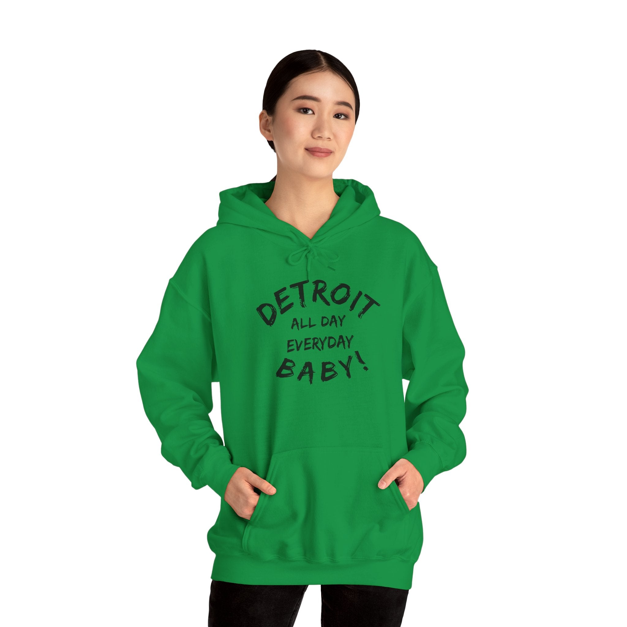 Detroit All Day Every Day Hoodie - Tonyalicious Tees