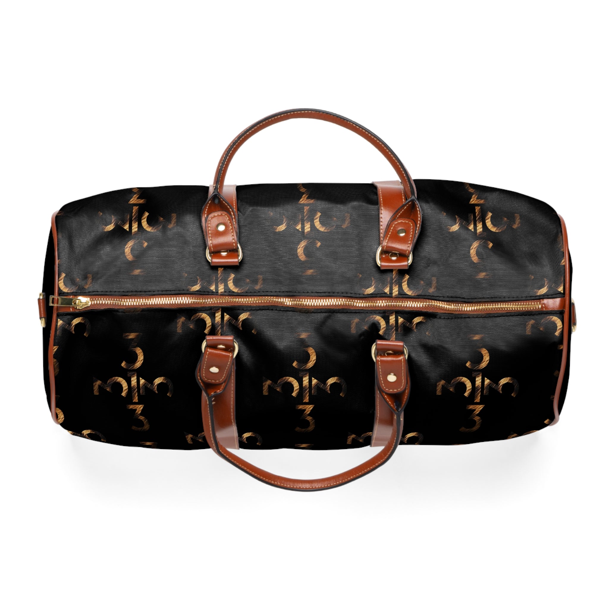 Twisted 313 Animal Print Monogrammed Waterproof Travel Bag - Tonyalicious Tees