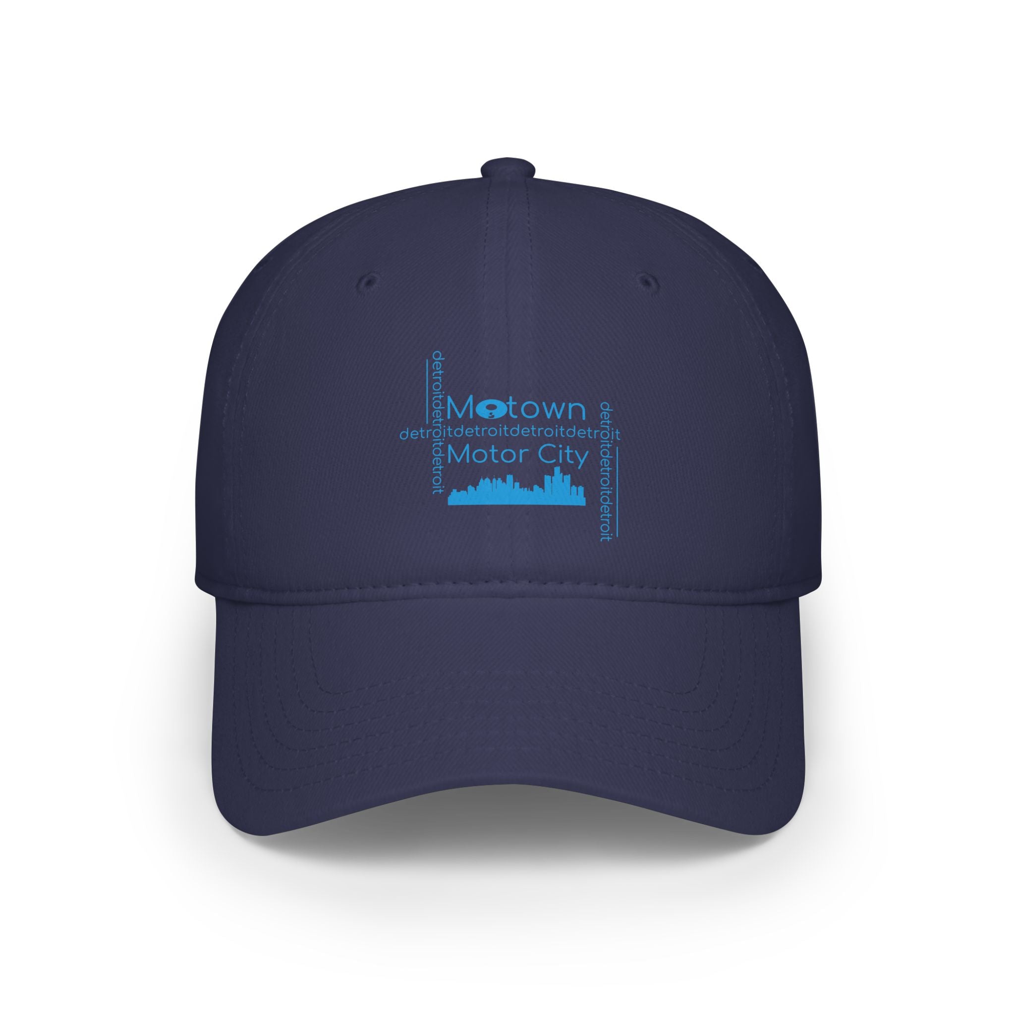 Motown Motor City Baseball Cap - Blue - Tonyalicious Tees