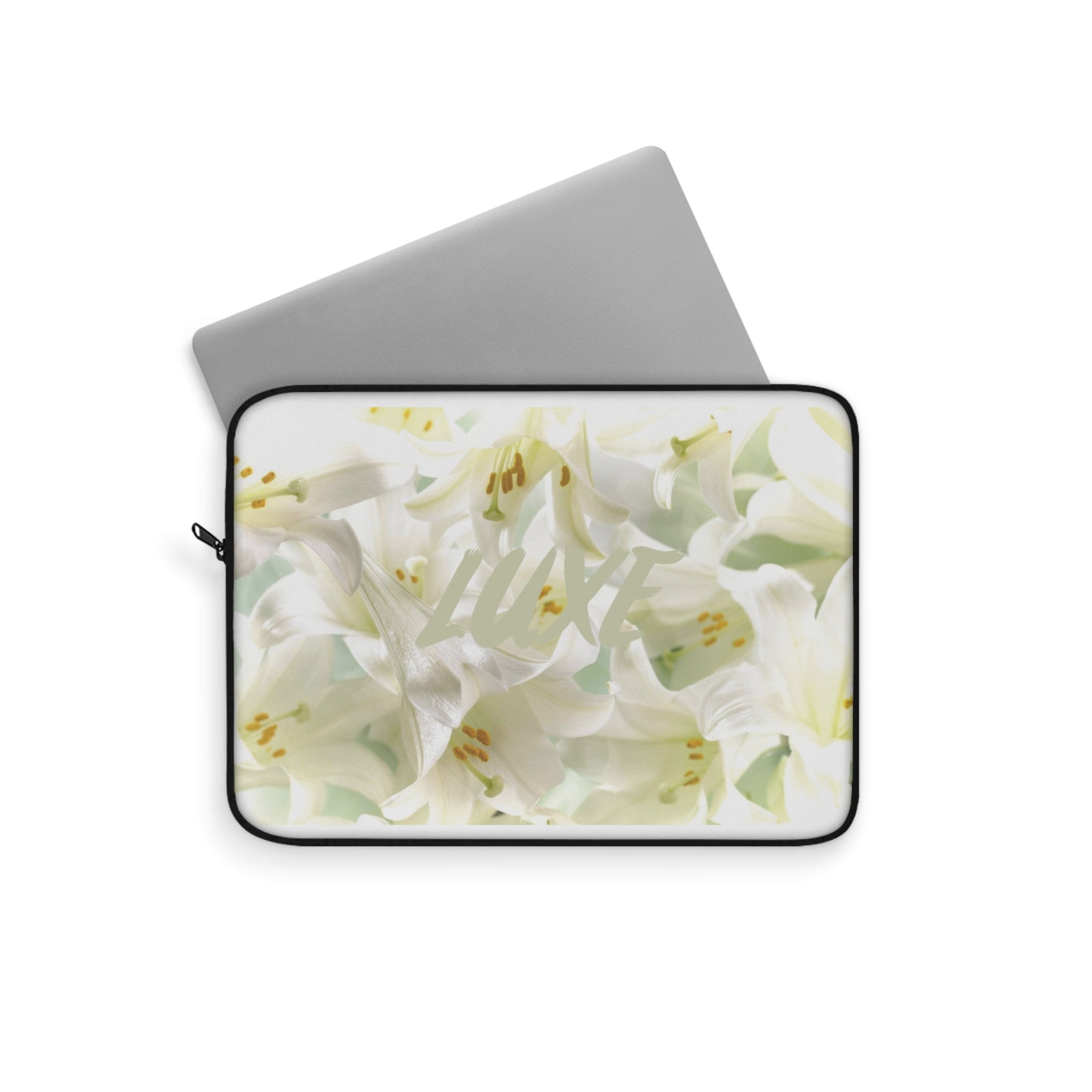 Luxe Lilies Laptop Sleeve - Tonyalicious Tees