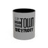 Up, Mid, Downtown Detroit Mug - Tonyalicious Tees