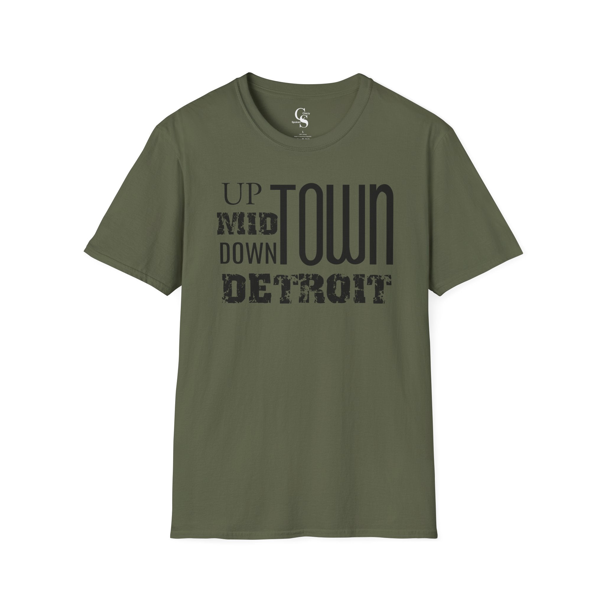 Up, Mid, Downtown Detroit Tee - Tonyalicious Tees