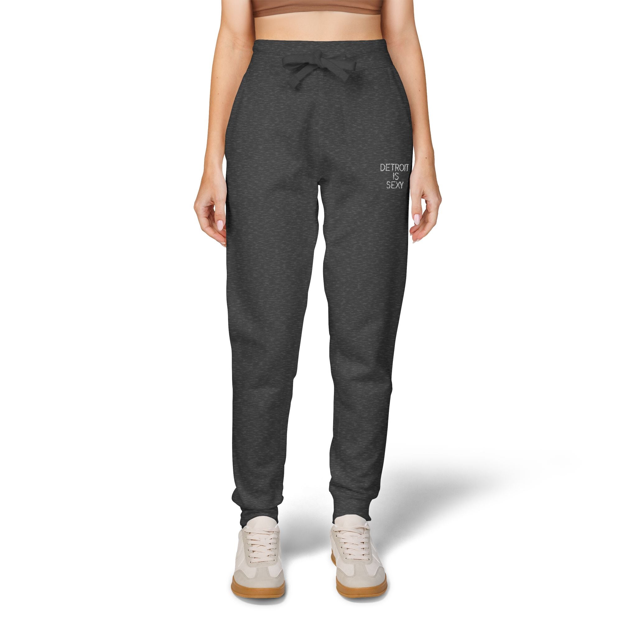 Detroit Is Sexy Unisex Fleece Embroidered Joggers - Tonyalicious Tees