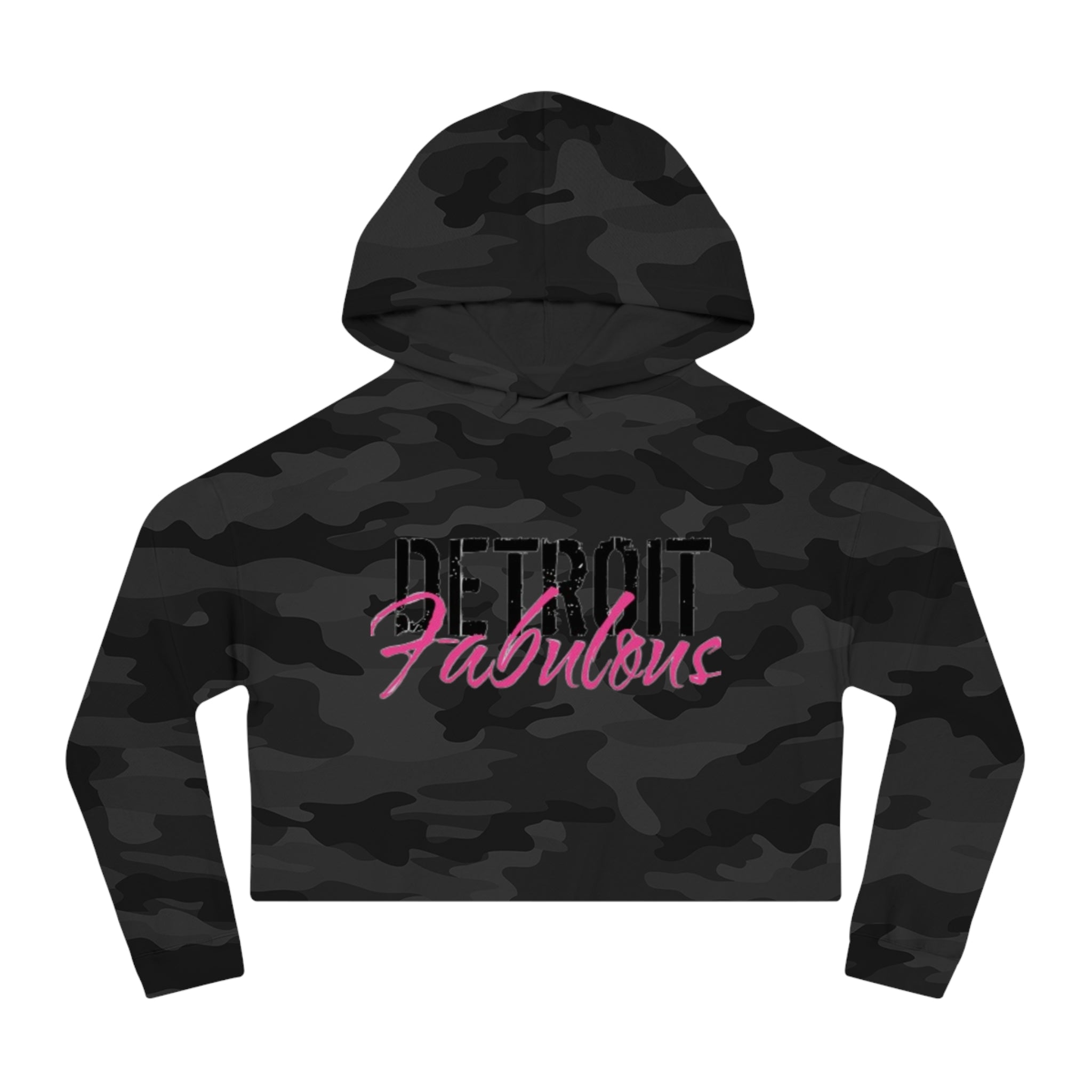 Detroit Fabulous Cropped Hoodie