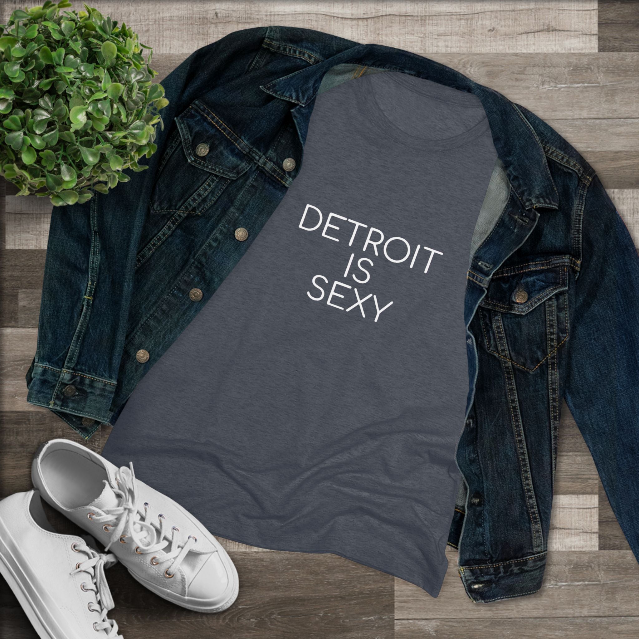 Detroit Is Sexy Women’s Tri blend Tee - Tonyalicious Tees