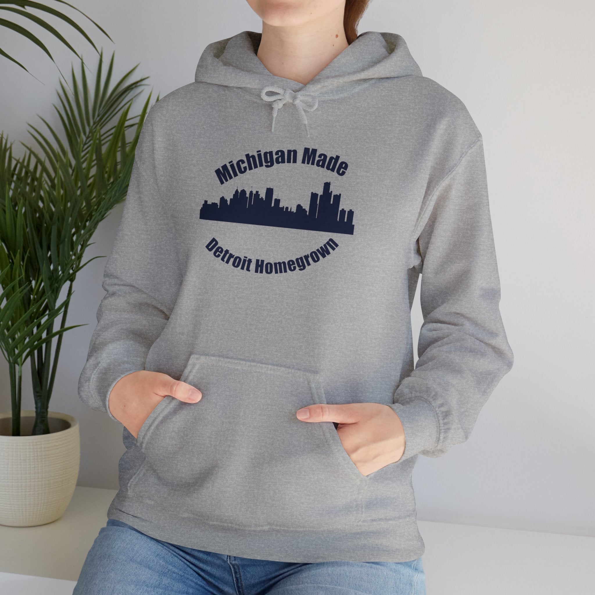 Michigan Made, Detroit Homegrown Hoodie - Tonyalicious Tees