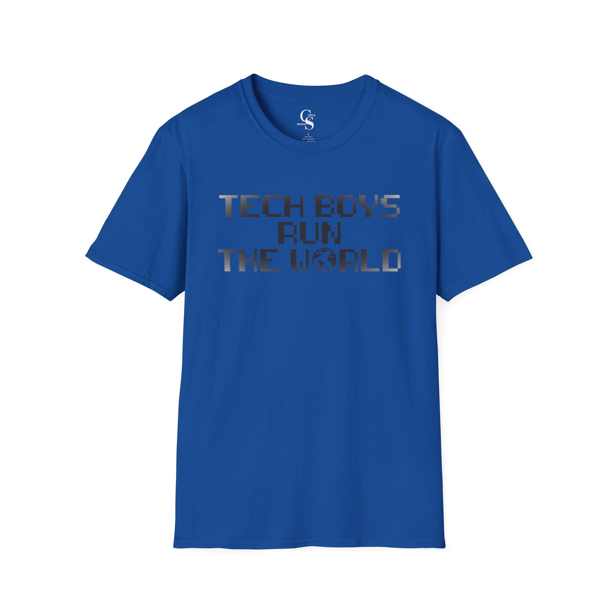 Tech Boys Run the World Tee - Front and Back Print