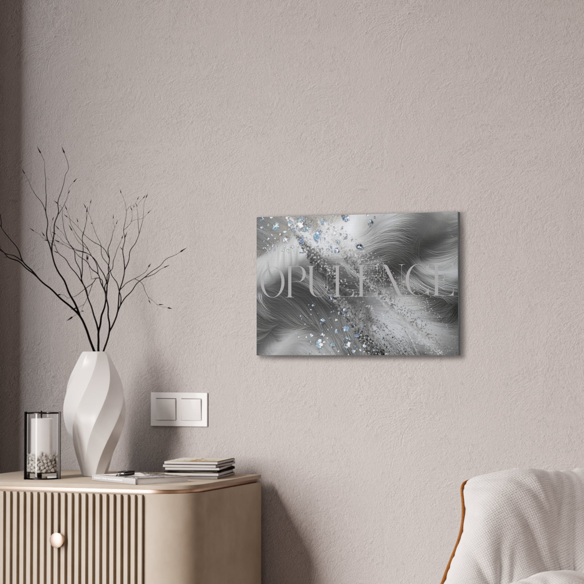 Opulence Silver Wall Art