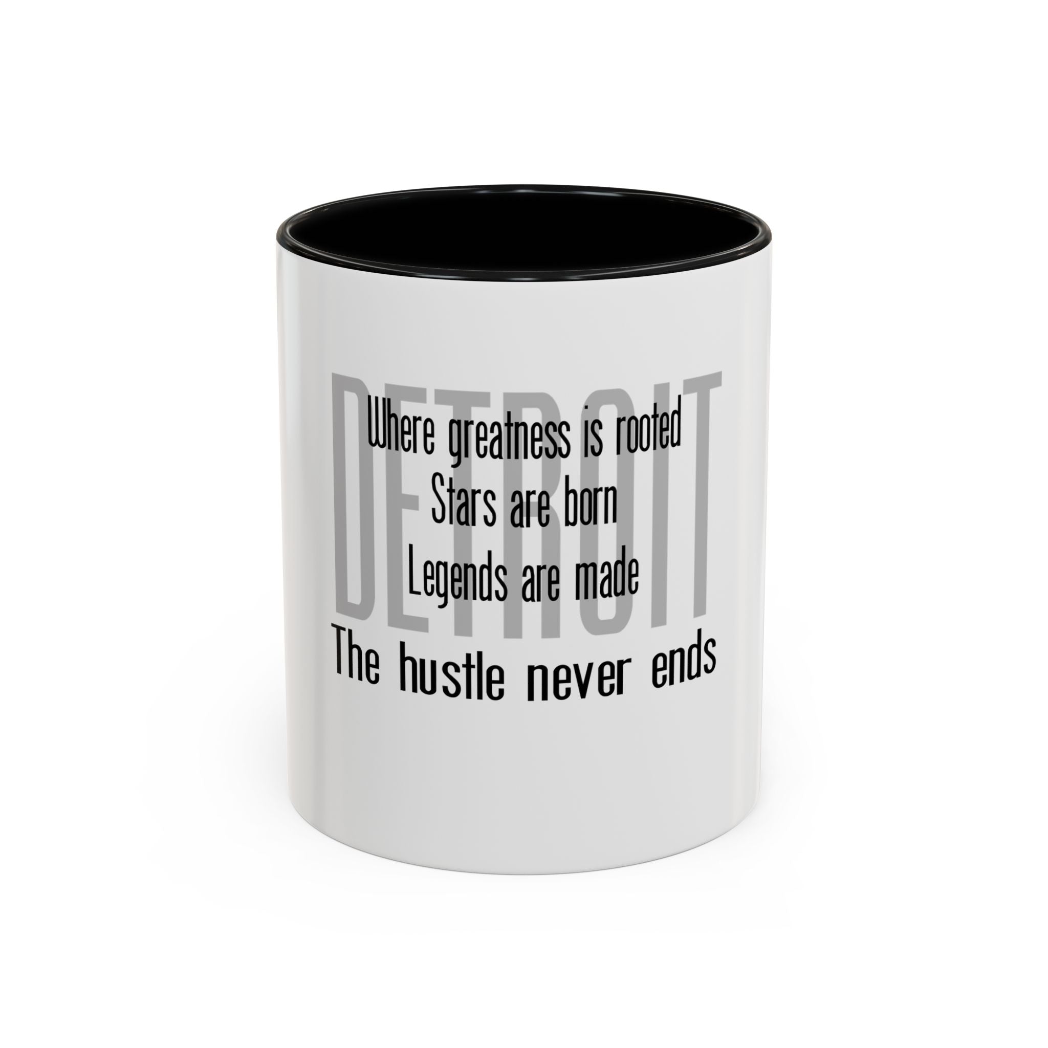 Detroit Greatness, Stars and Legends Mug - Tonyalicious Tees