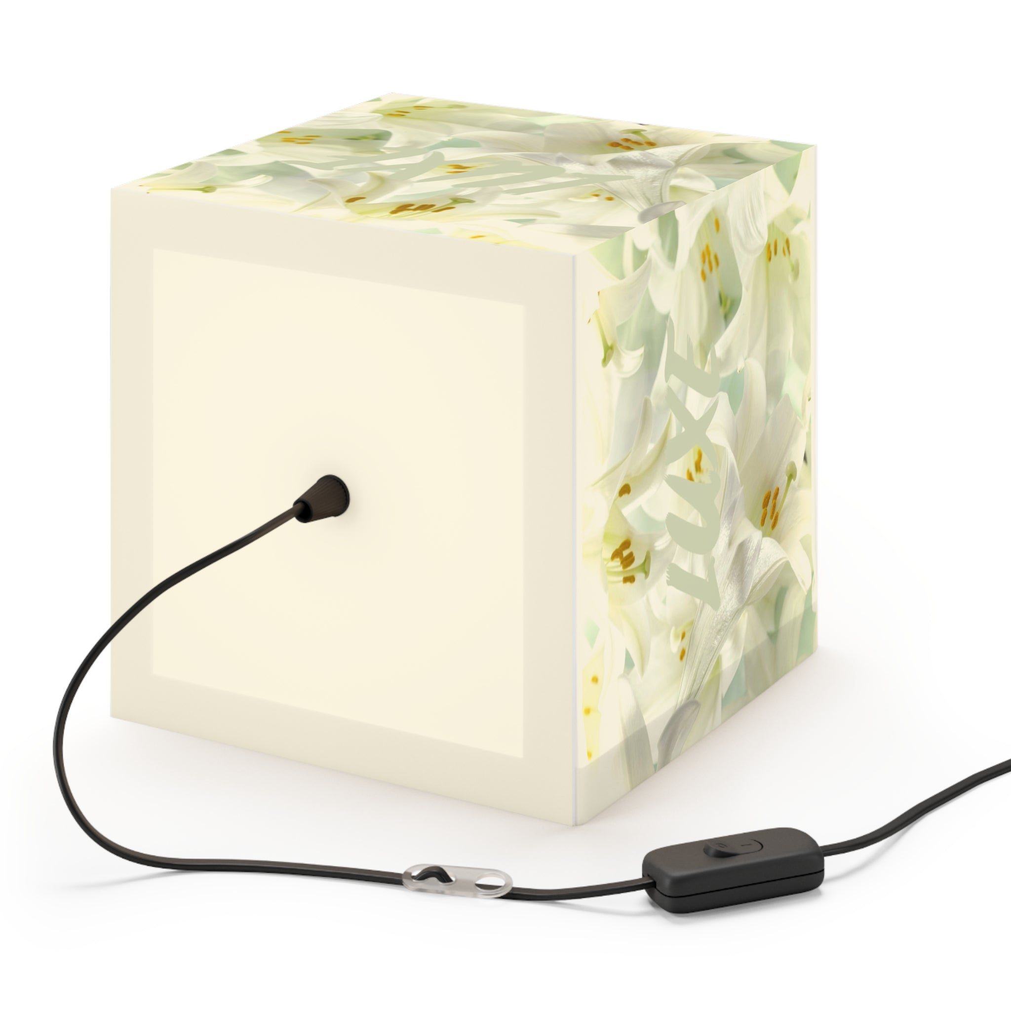 Luxe Lilies Cube Lamp - Tonyalicious Tees