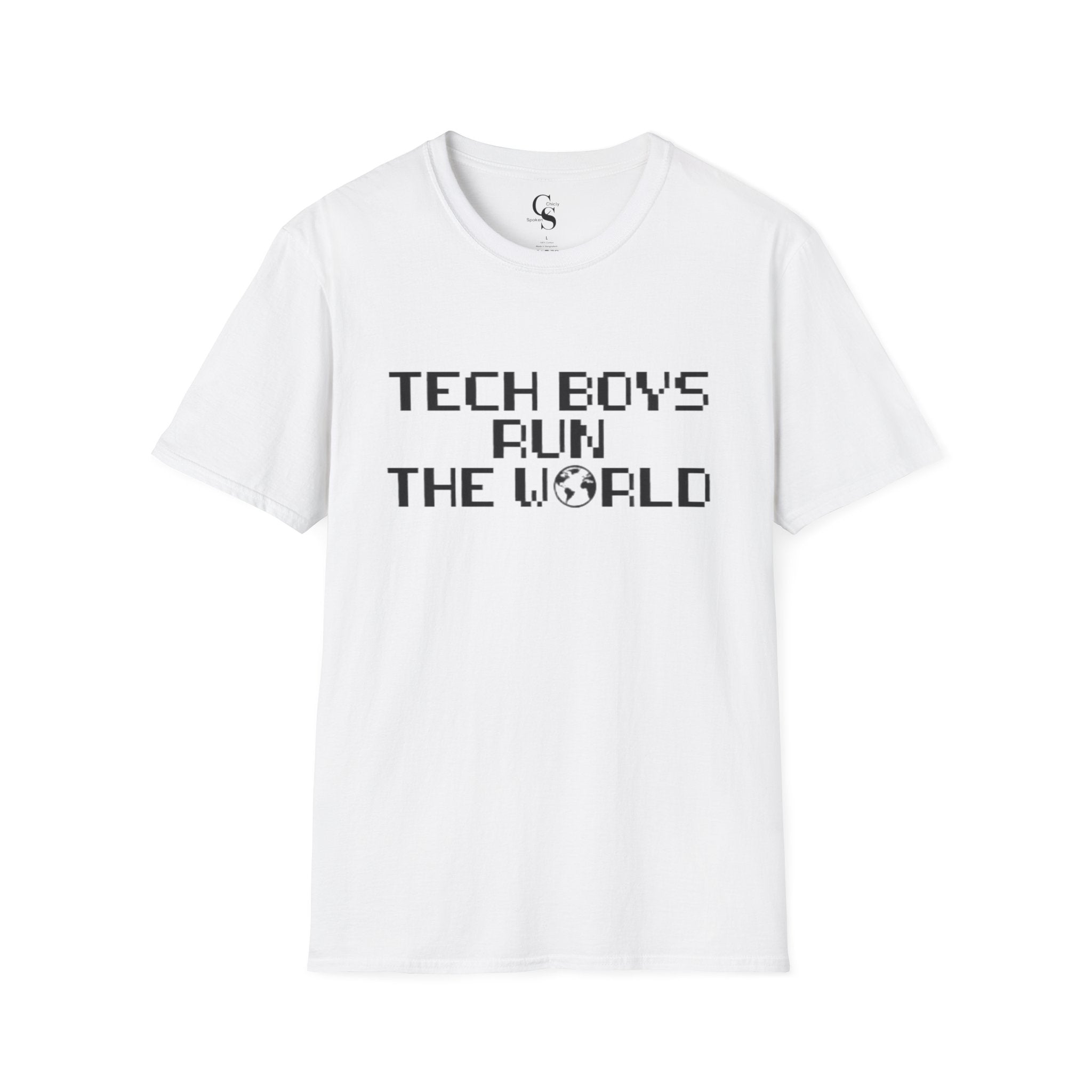 Tech Boys Run the World Tee - Front and Back Print