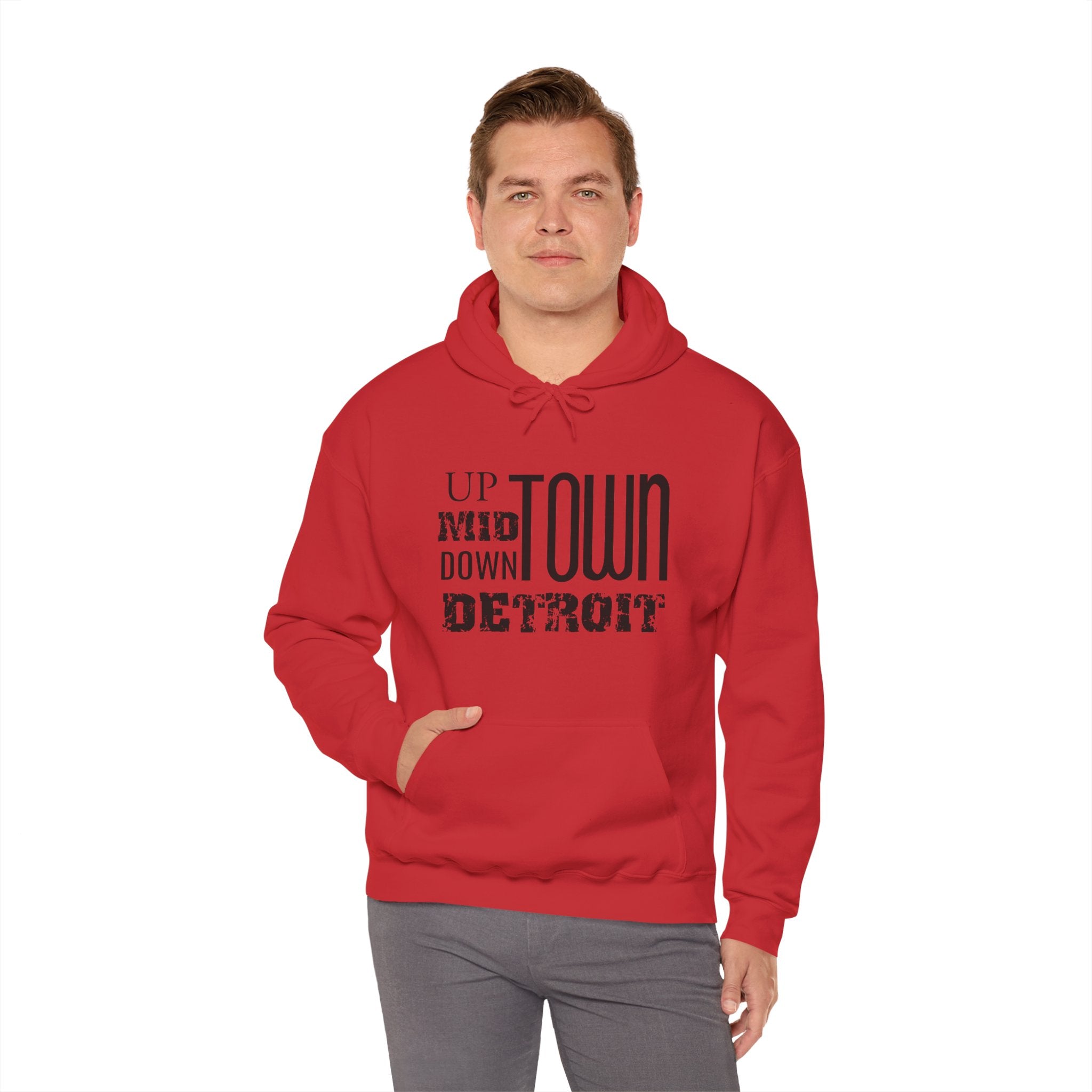Up, Mid, Downtown Detroit Hoodie