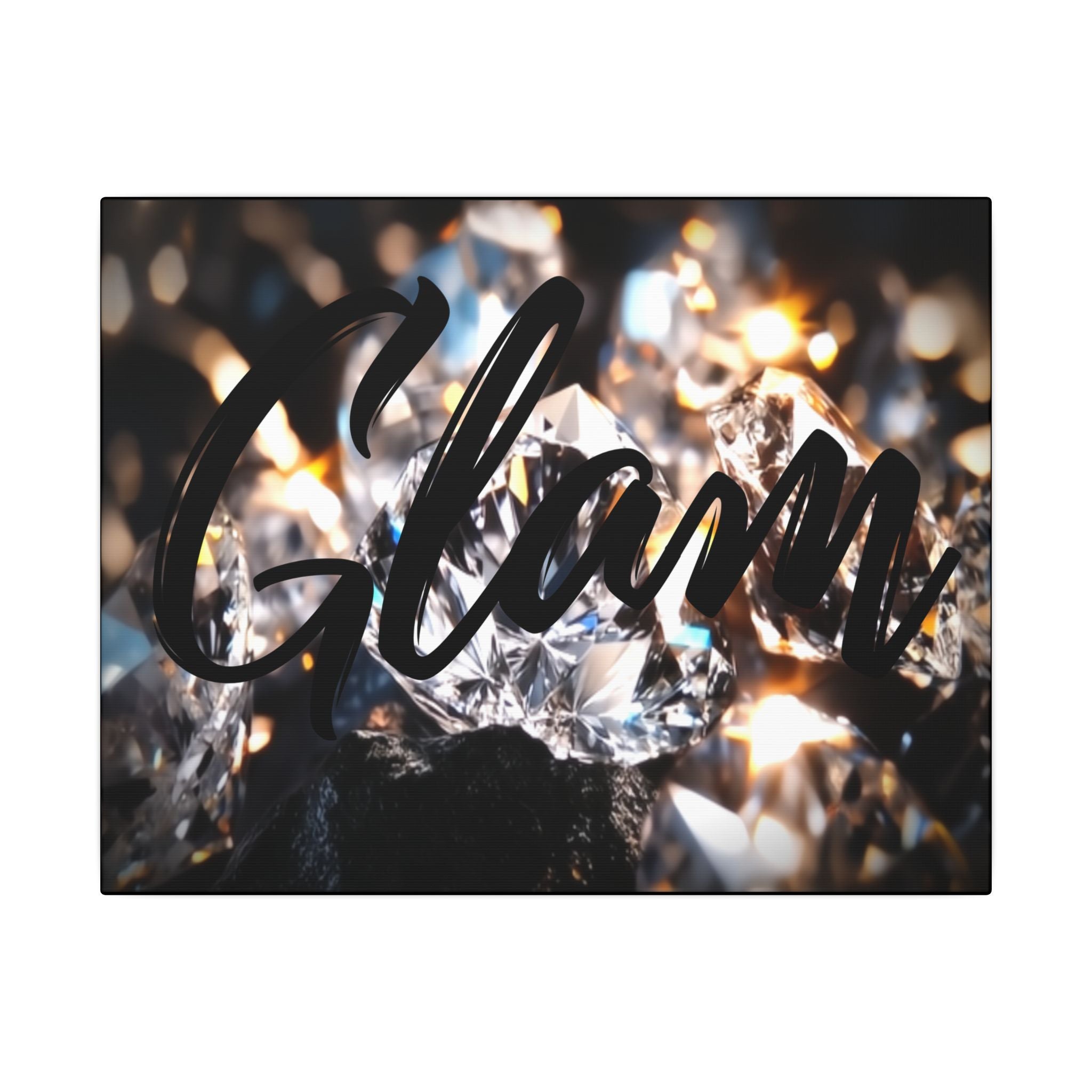 Glam Diamonds Wall Art - Tonyalicious Tees