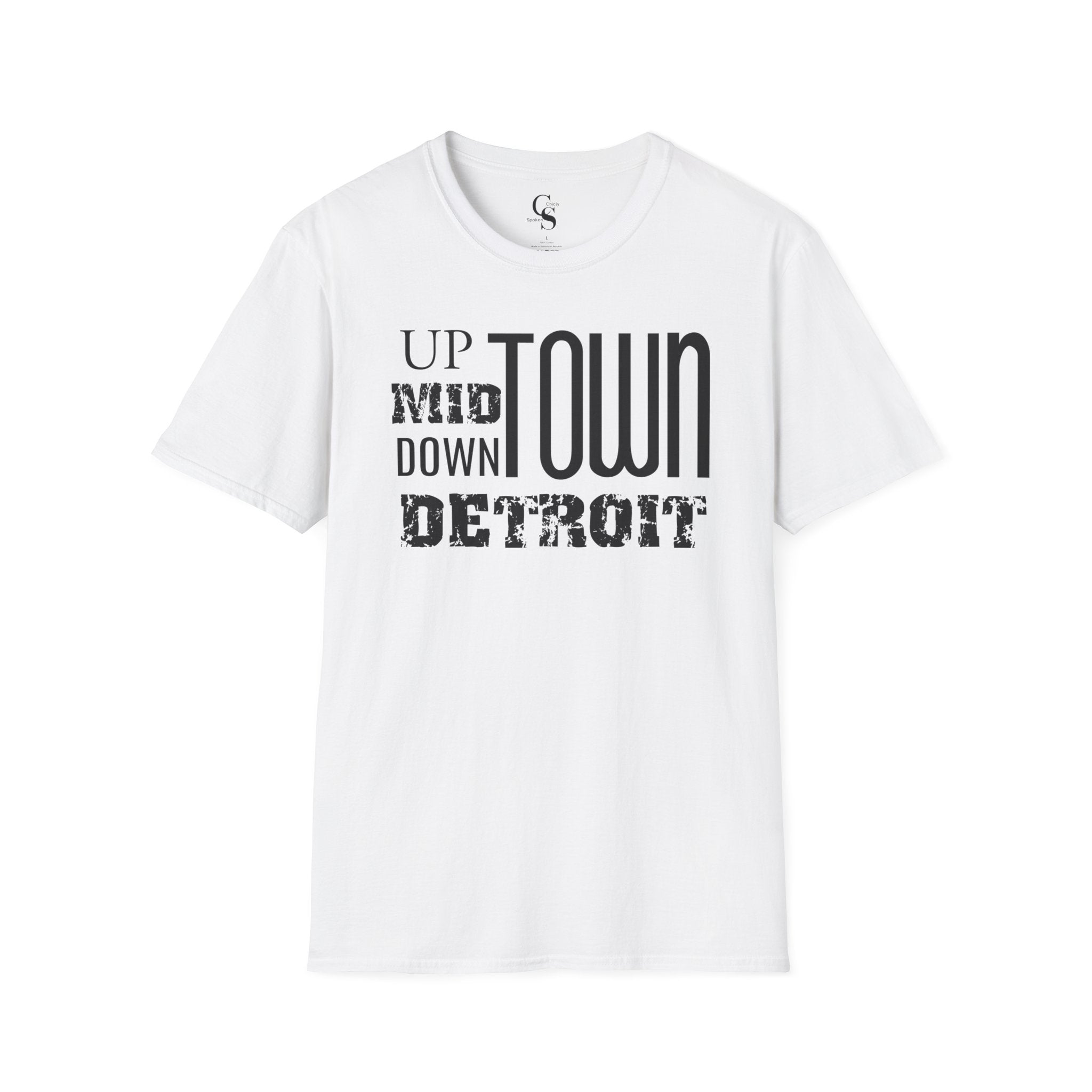 Up, Mid, Downtown Detroit Tee - Tonyalicious Tees