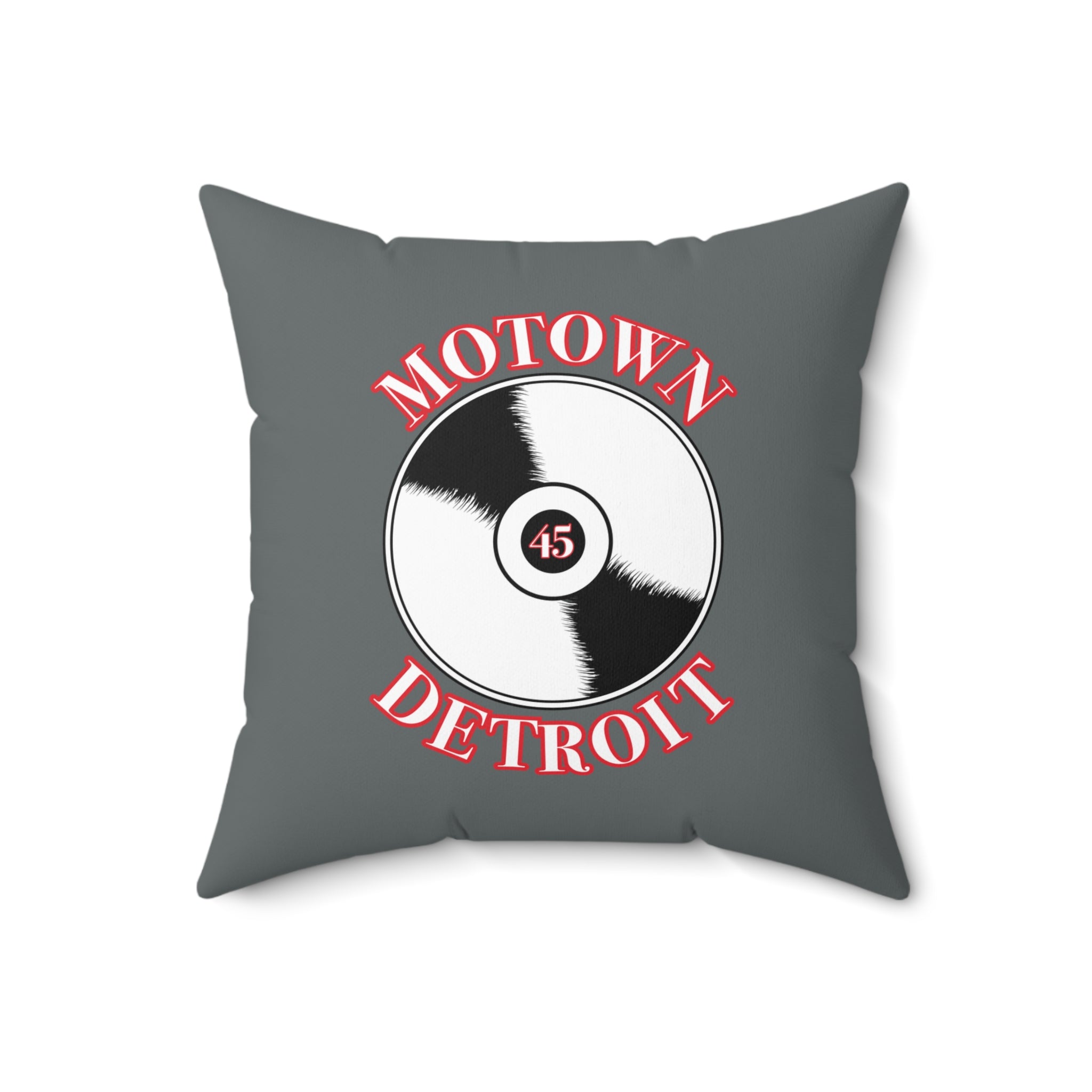 Retro Motown Record Pillow - Red - Tonyalicious Tees