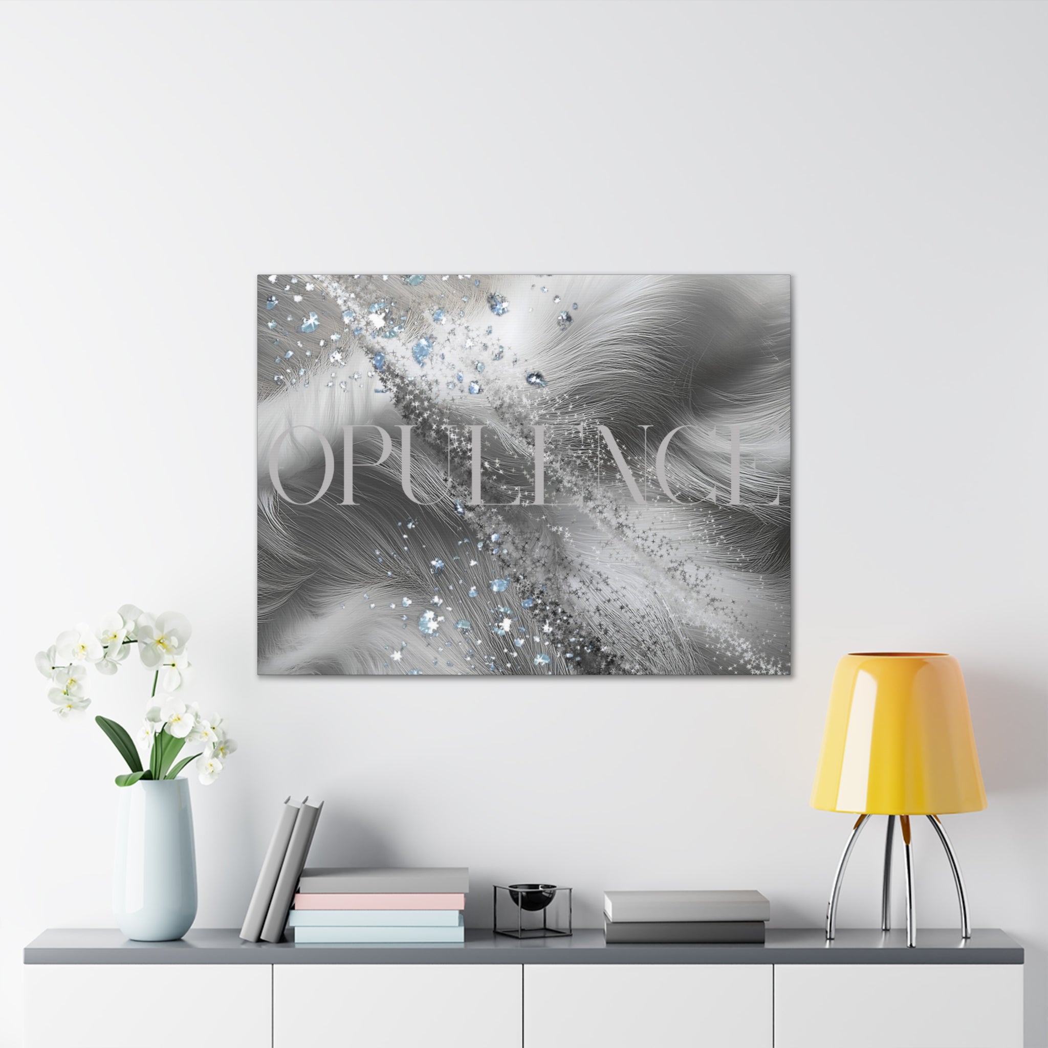 Opulence Silver Wall Art