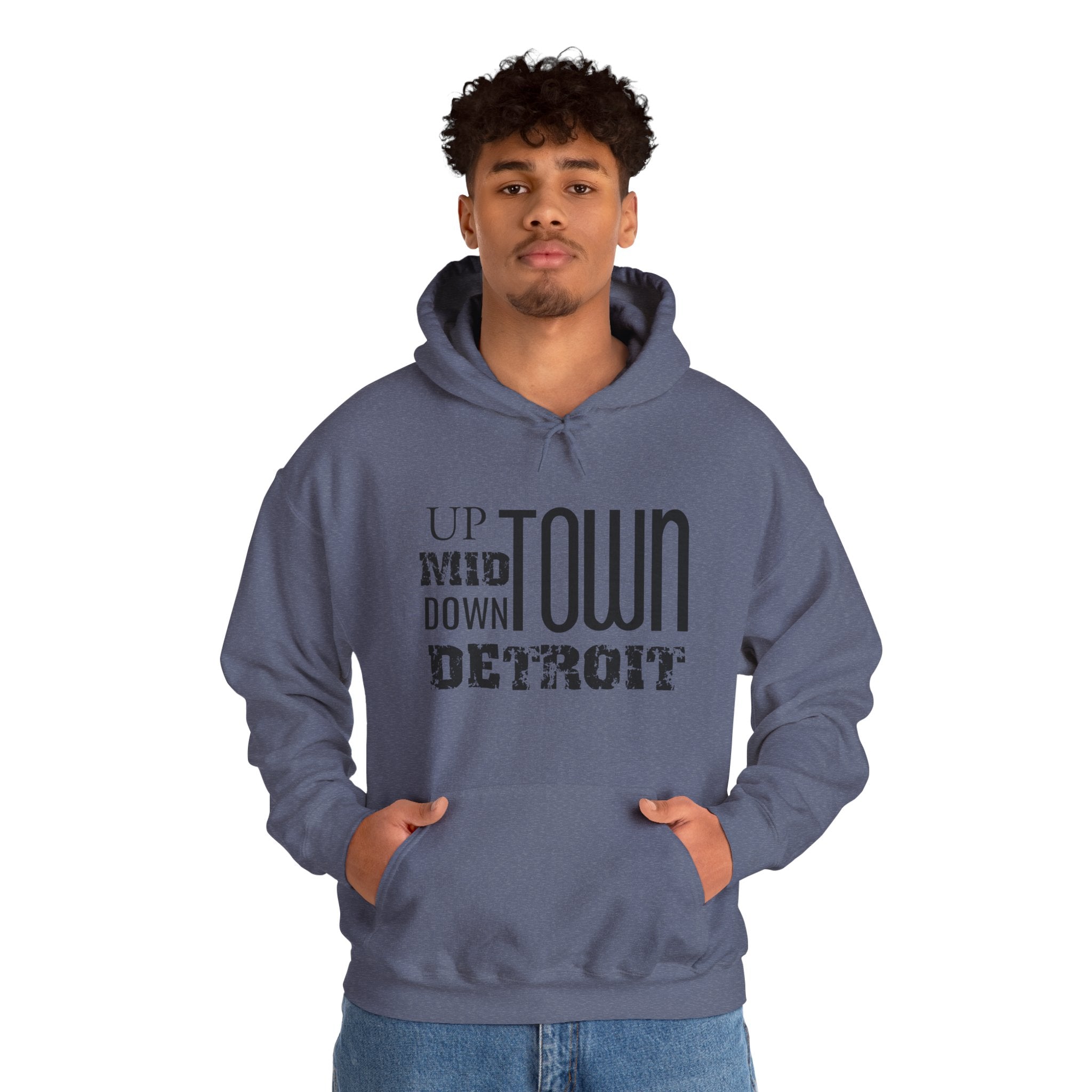 Up, Mid, Downtown Detroit Hoodie