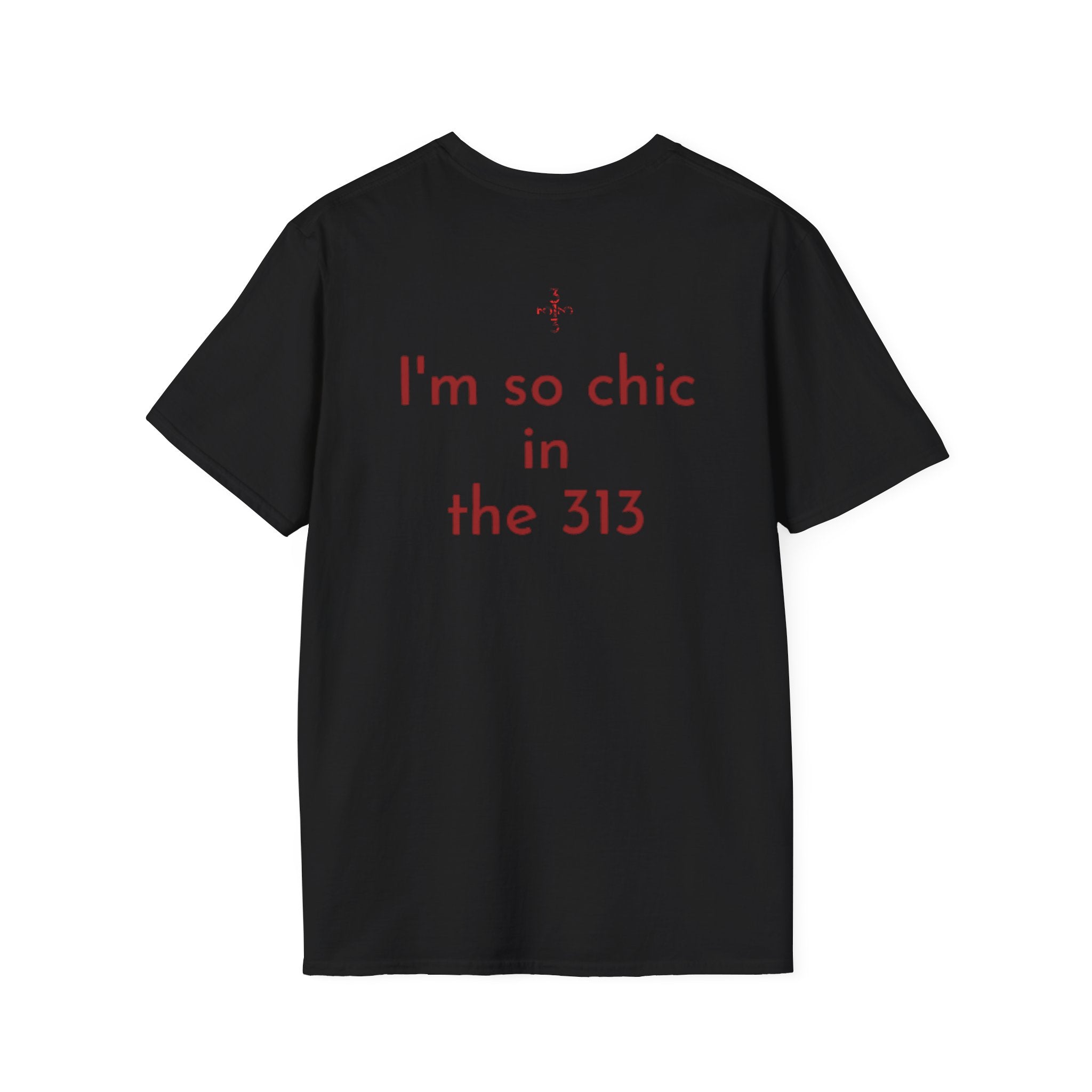 Twisted Rose Embedded 313 Tee - Front and Back Print - Tonyalicious Tees